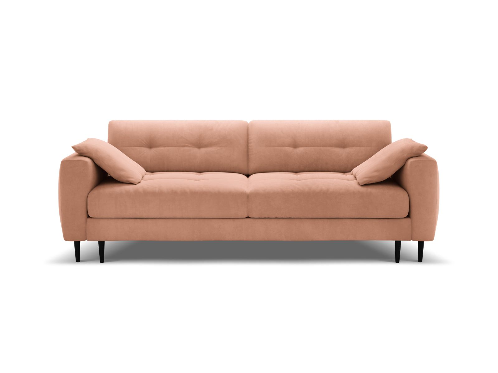 Velvet Sofa With Bed Function And Box, "Bemy", 3 Seats, 242x110x92