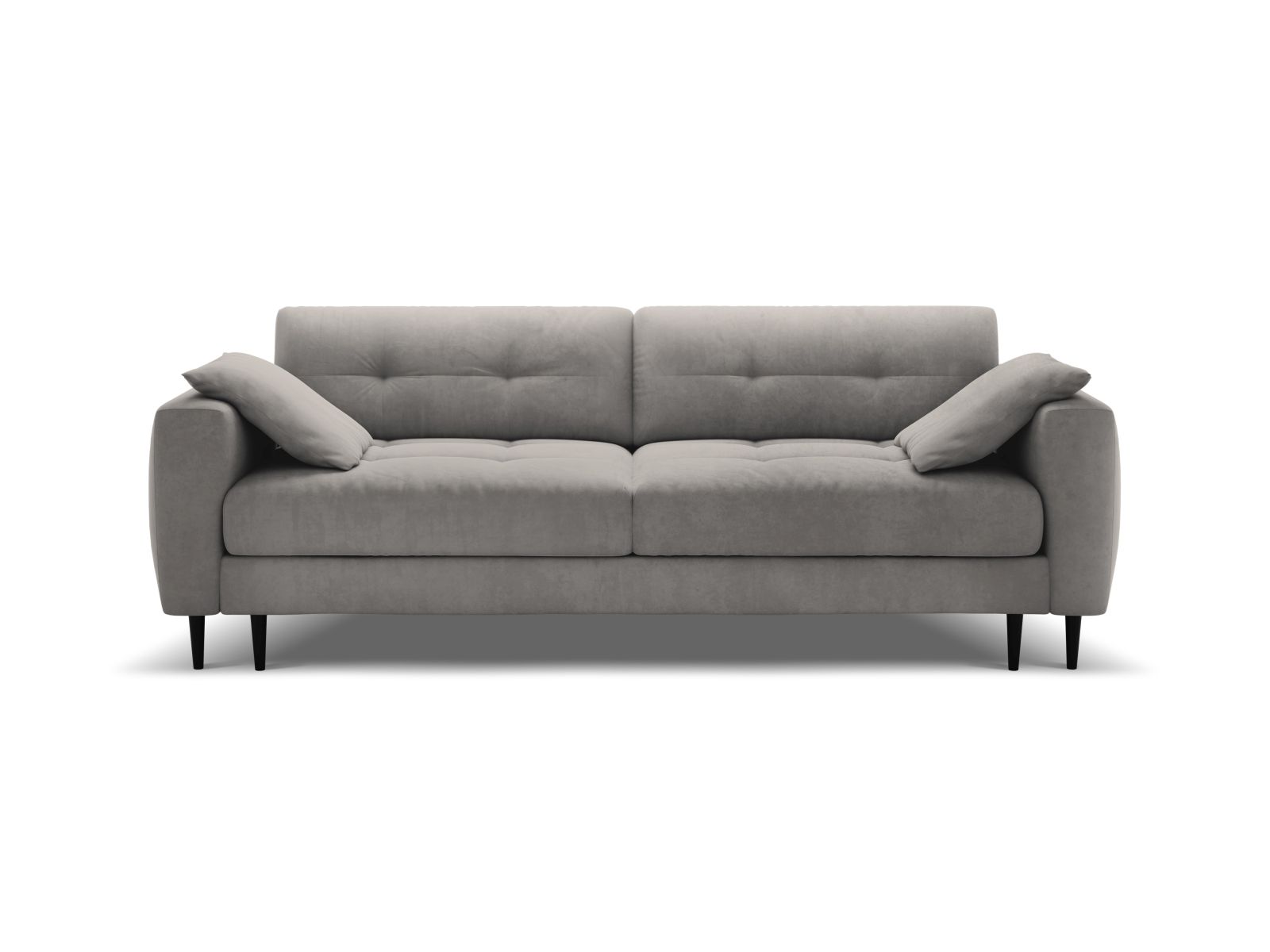 Velvet Sofa With Bed Function And Box, "Bemy", 3 Seats, 242x110x92
