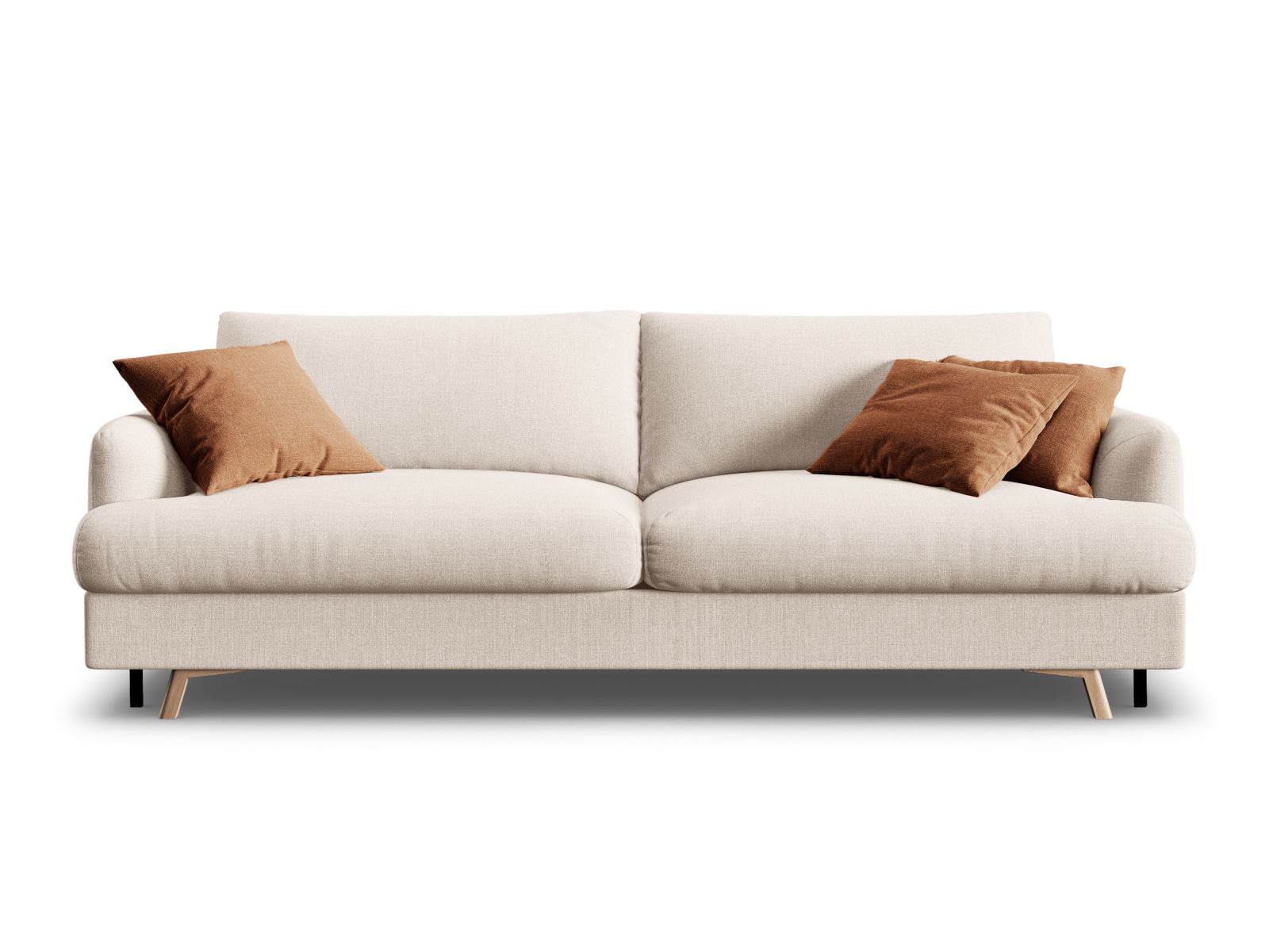 Sofa With Bed Function And Box, "Naomi", 3 Seats, 233x110x95