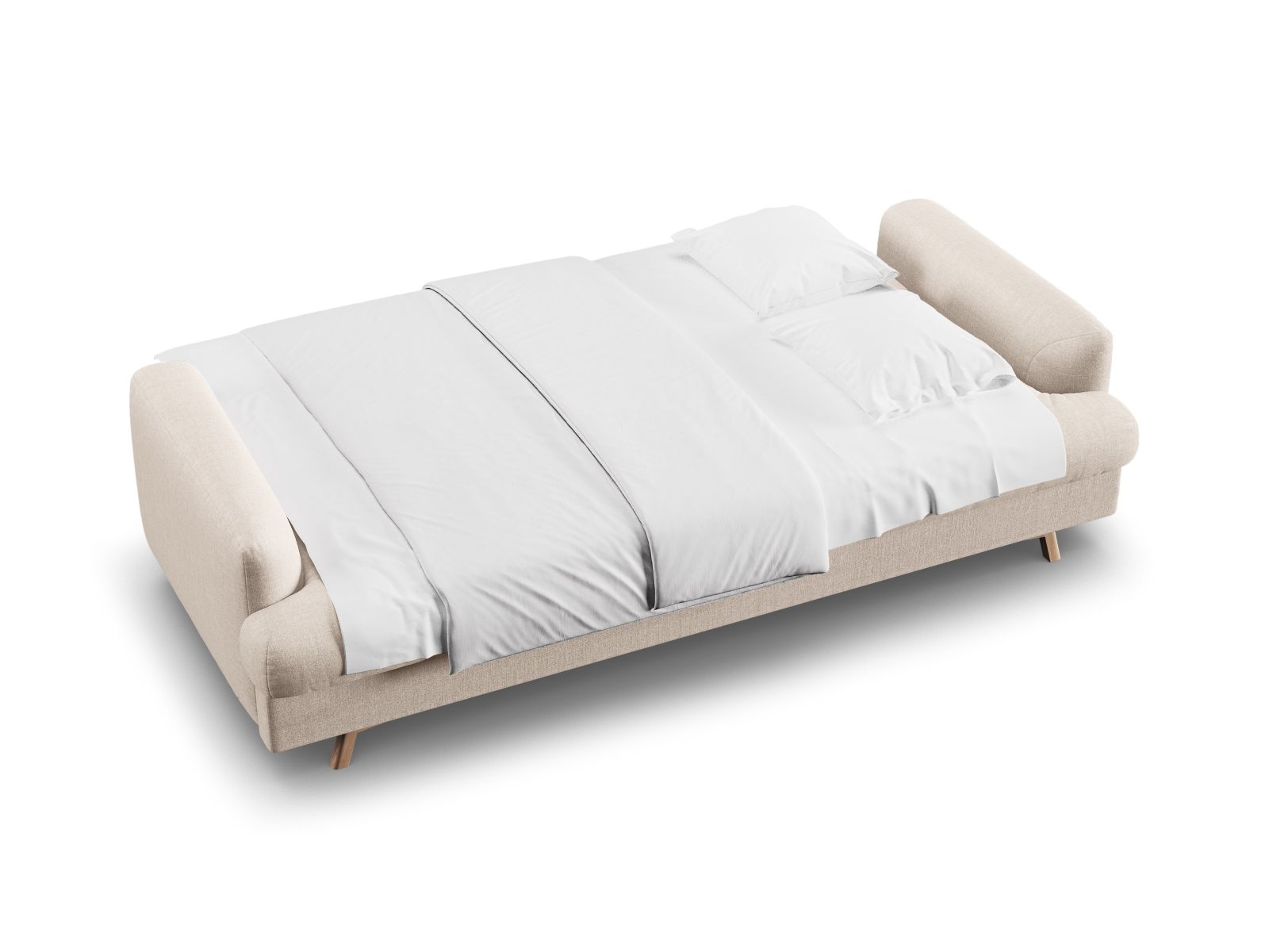 Sofa With Bed Function And Box, "Naomi", 3 Seats, 233x110x95