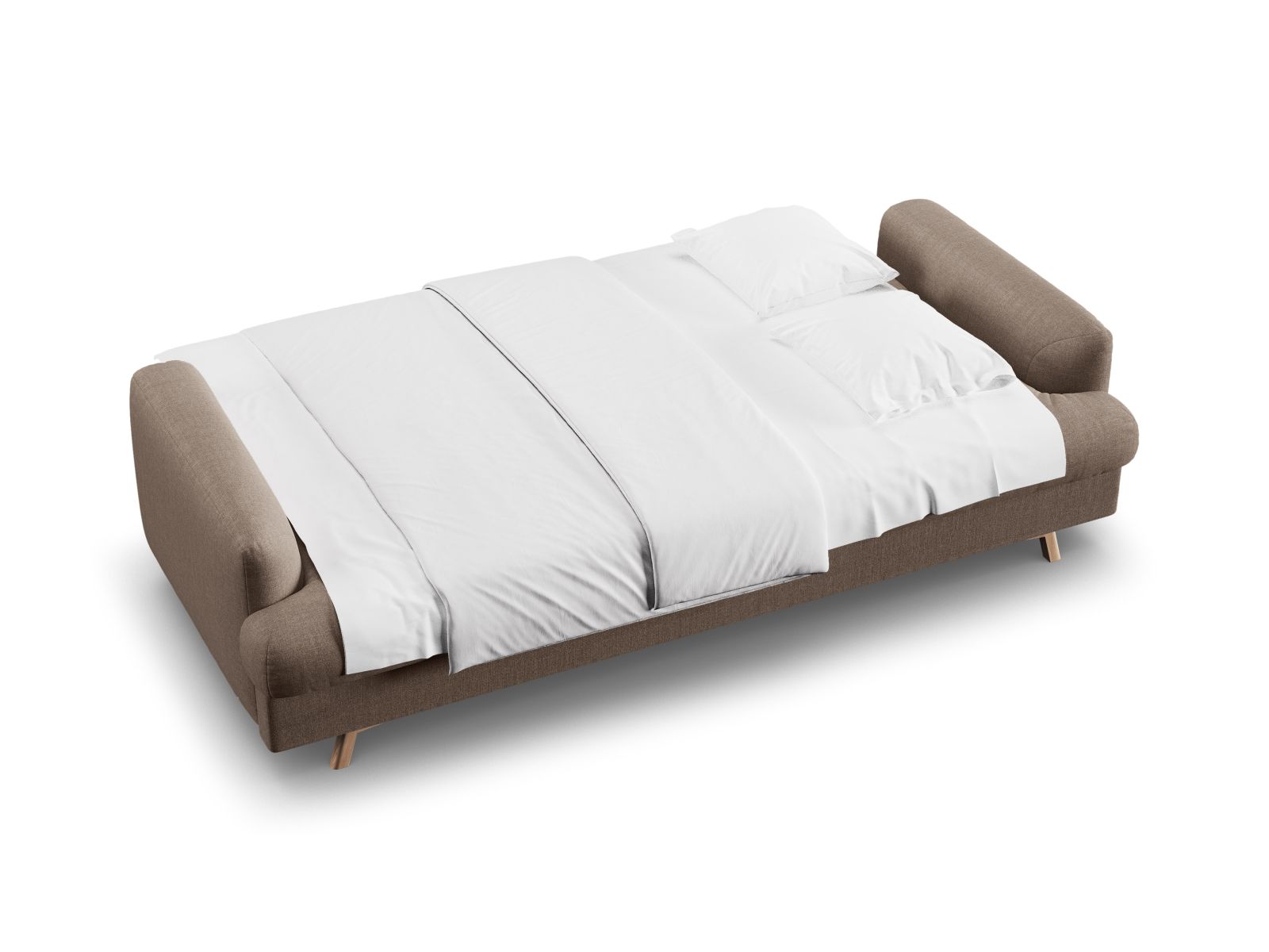 Sofa With Bed Function And Box, "Naomi", 3 Seats, 233x110x95