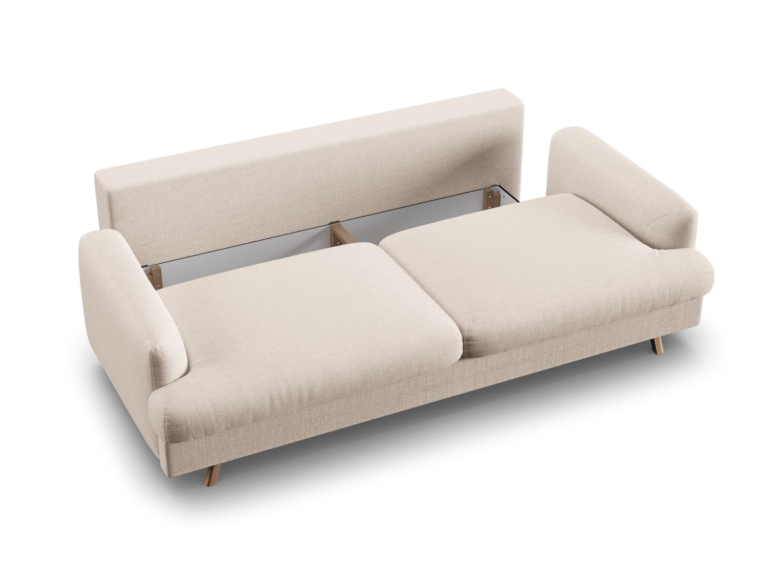 Sofa With Bed Function And Box, "Naomi", 3 Seats, 233x110x95