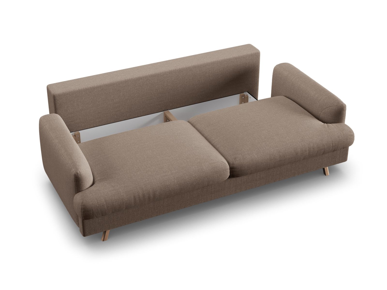 Sofa With Bed Function And Box, "Naomi", 3 Seats, 233x110x95