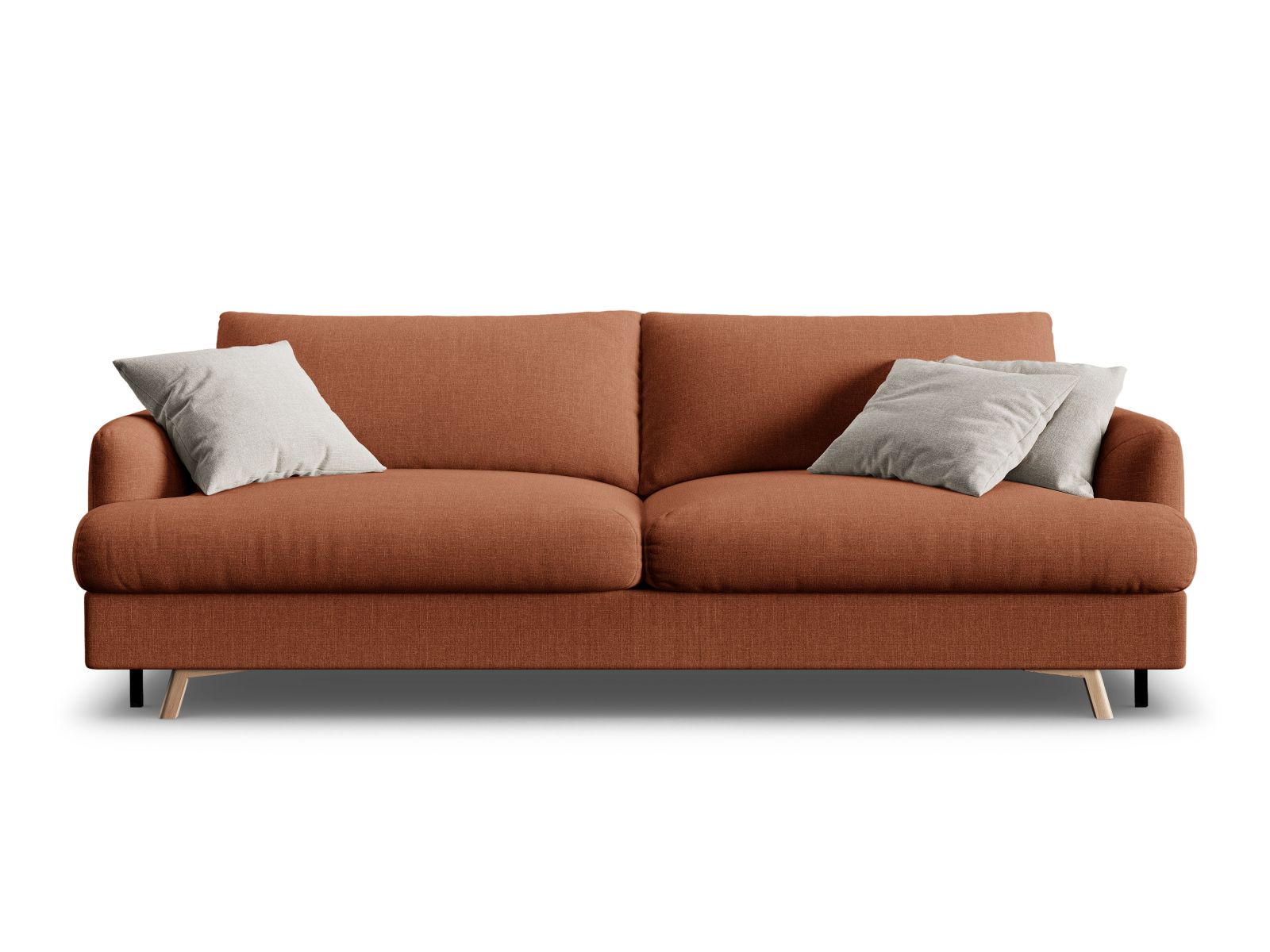 Sofa With Bed Function And Box, "Naomi", 3 Seats, 233x110x95