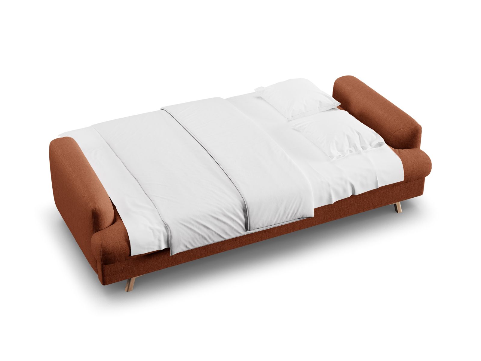 Sofa With Bed Function And Box, "Naomi", 3 Seats, 233x110x95