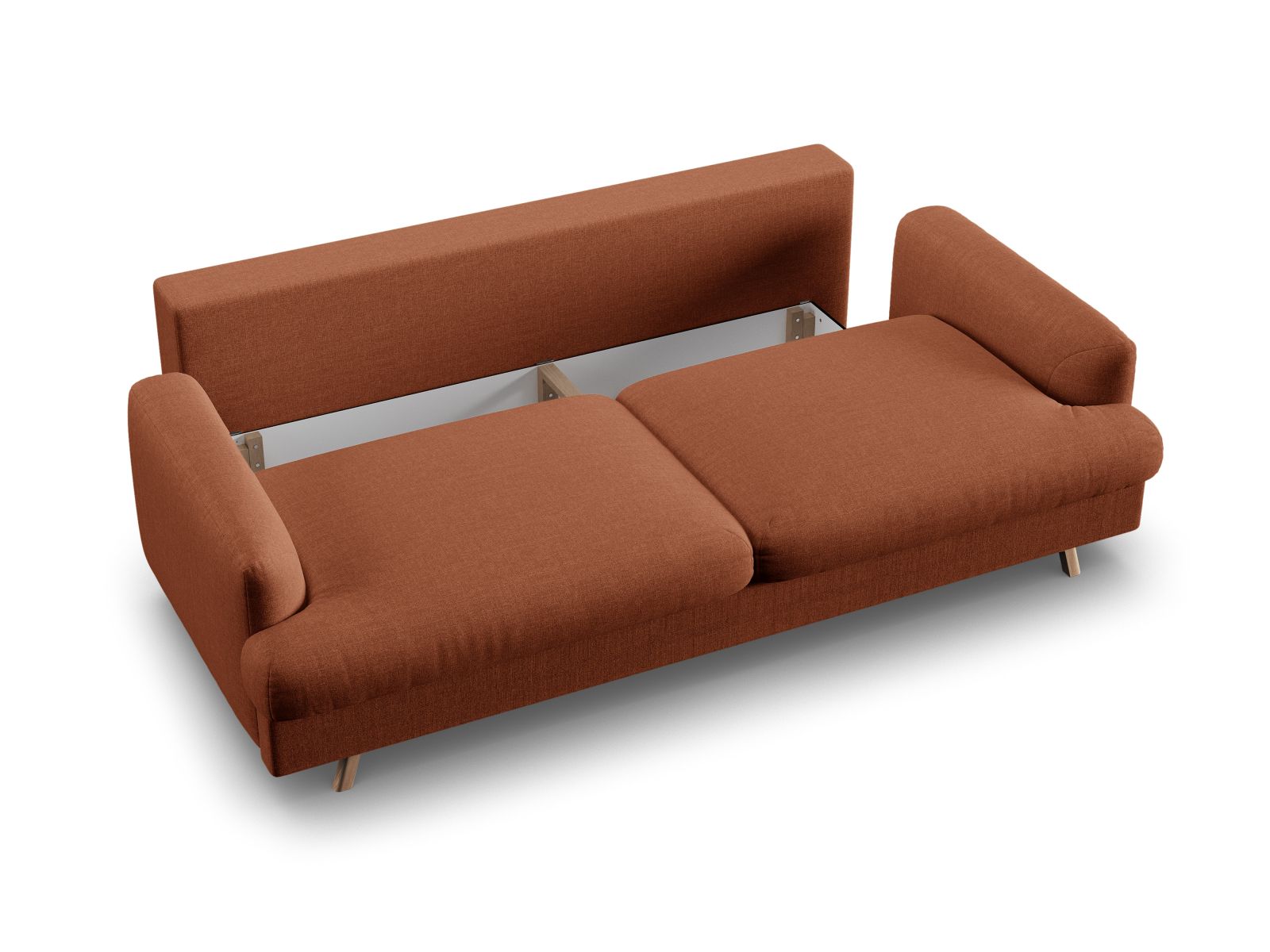 Sofa With Bed Function And Box, "Naomi", 3 Seats, 233x110x95