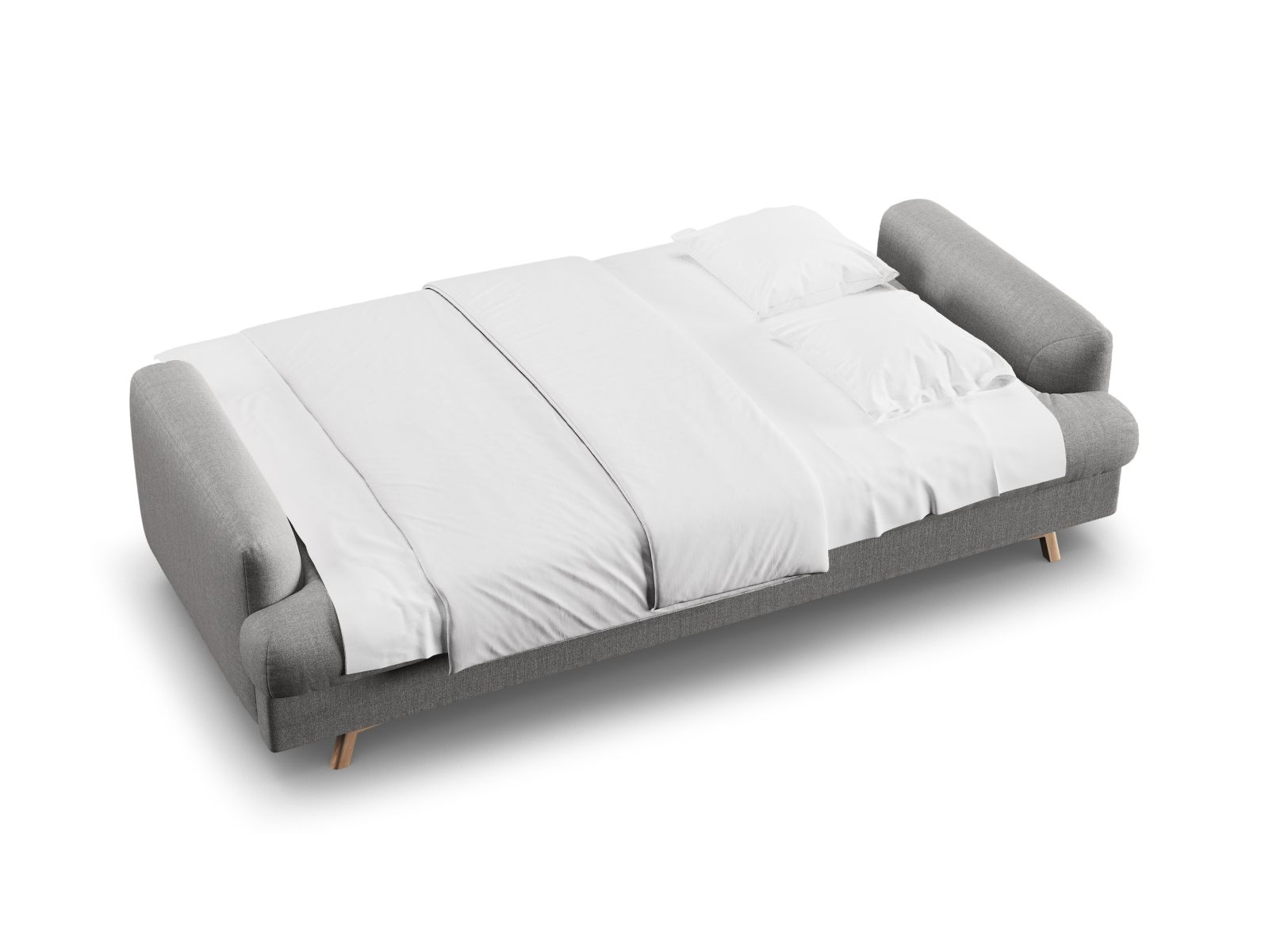 Sofa With Bed Function And Box, "Naomi", 3 Seats, 233x110x95