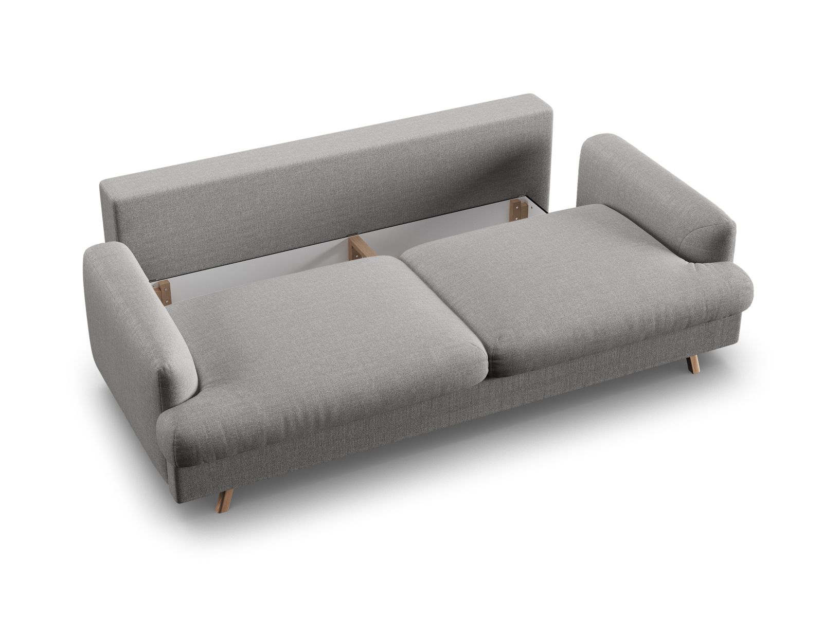 Sofa With Bed Function And Box, "Naomi", 3 Seats, 233x110x95
