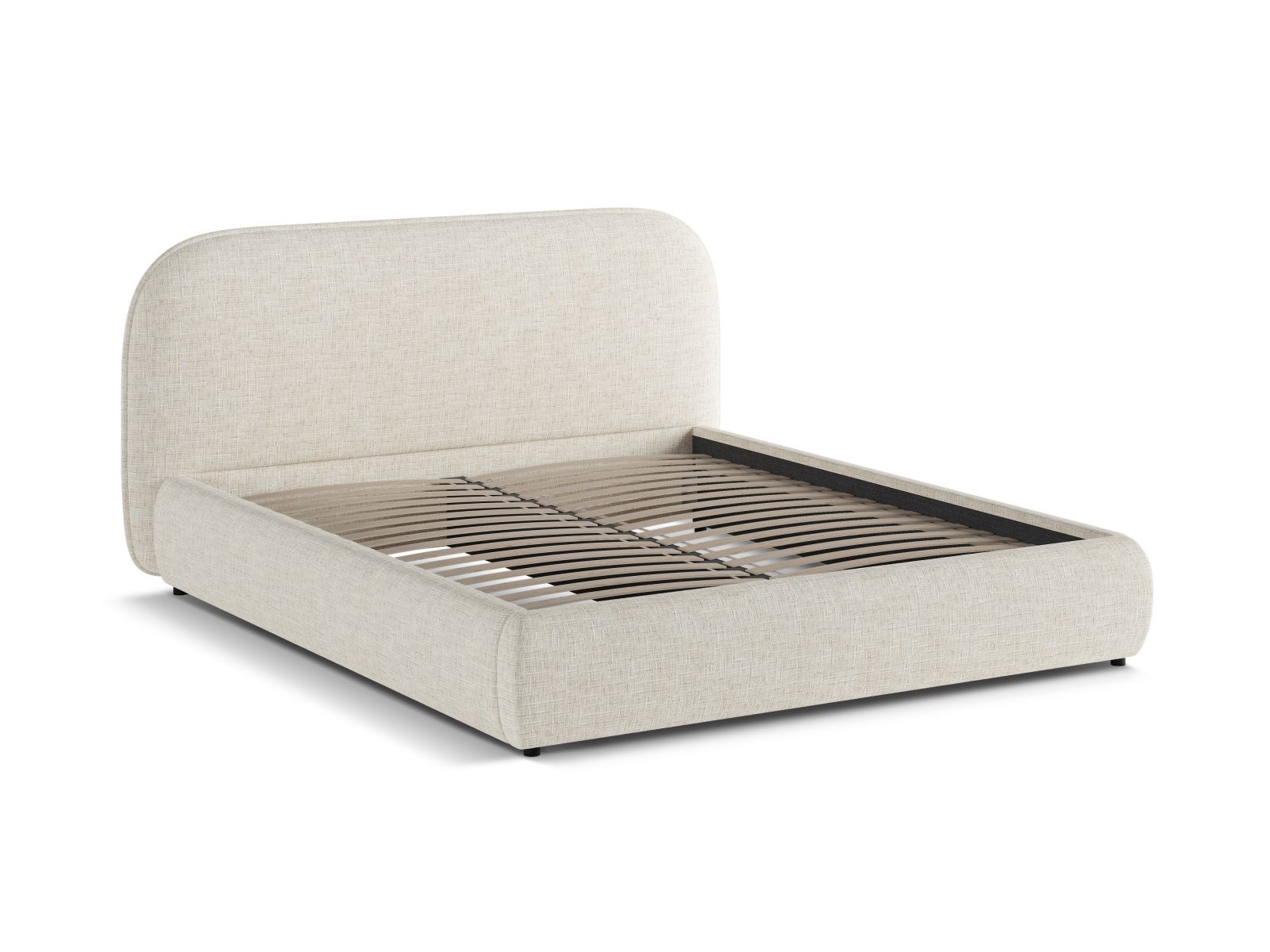 Storage Bed With Headboard, "Murada", 233x226x100