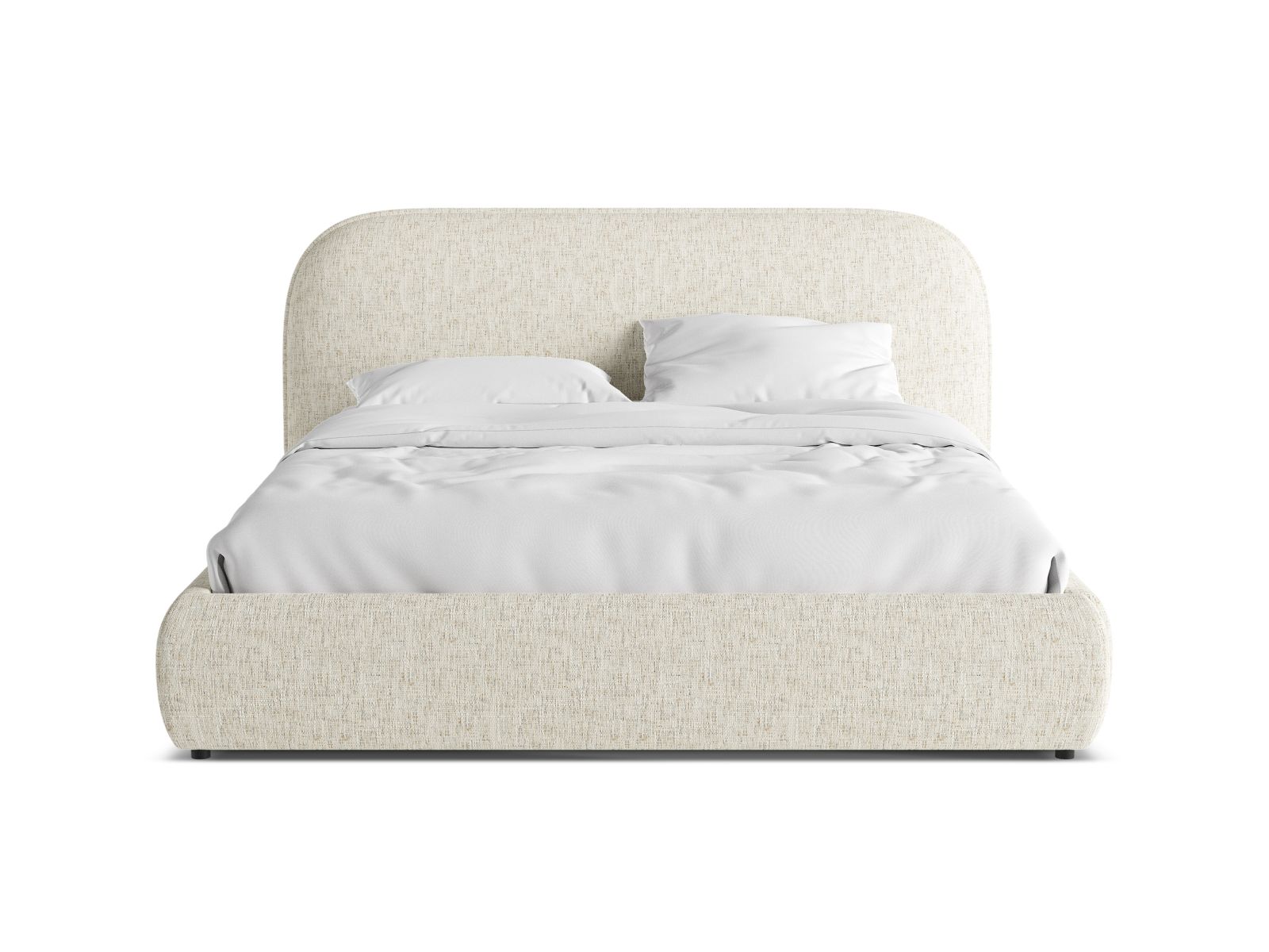 Storage Bed With Headboard, "Murada", 193x226x100