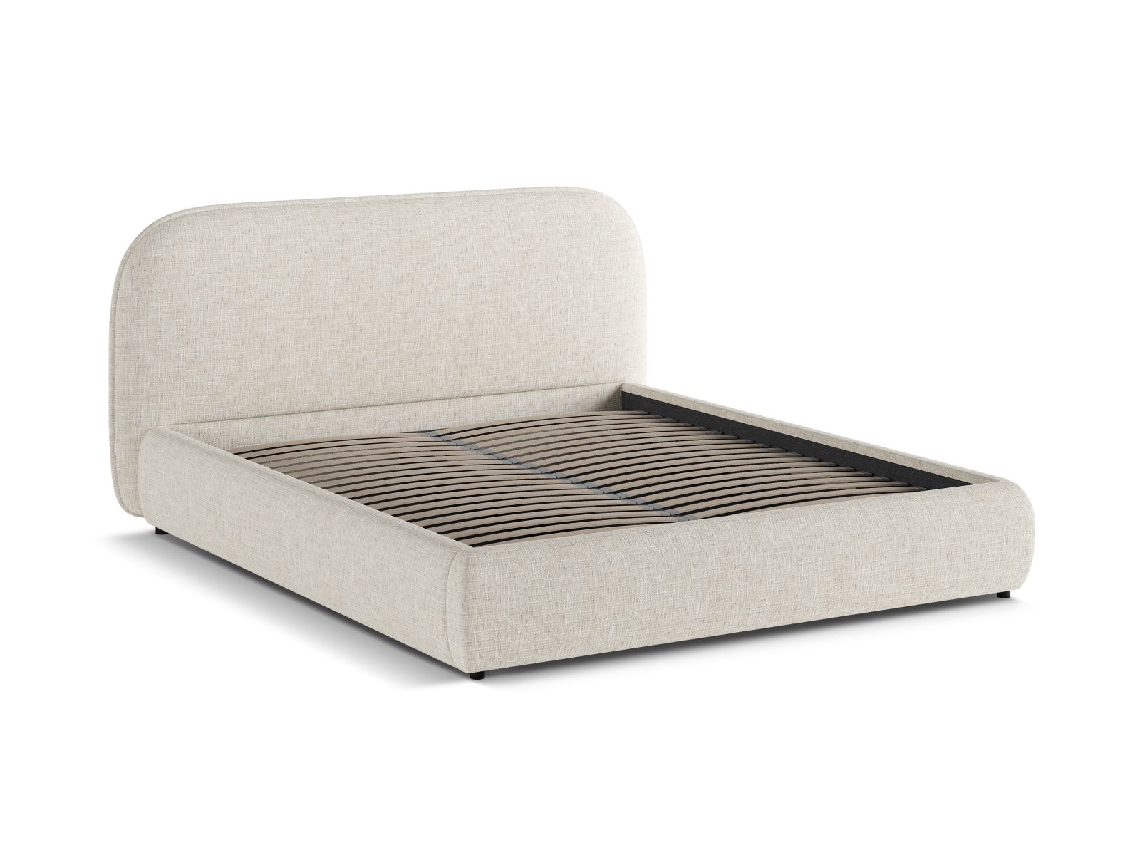 Storage Bed With Headboard, "Murada", 193x226x100