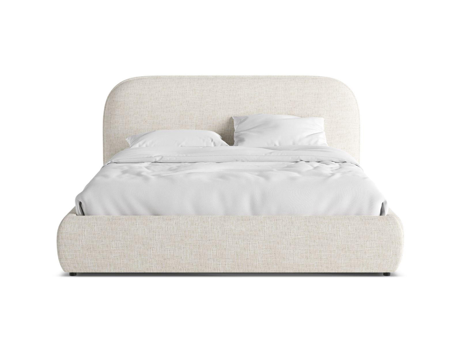 Storage Bed With Headboard, "Murada", 233x226x100
