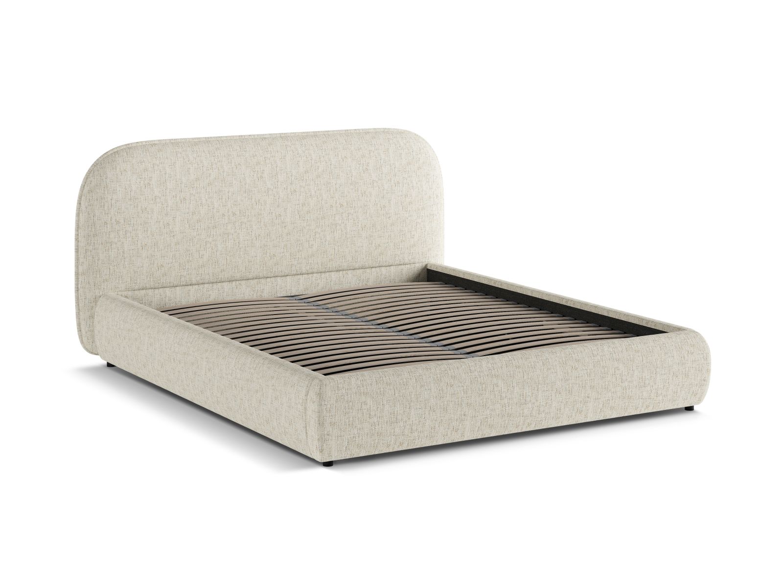 Storage Bed With Headboard, "Murada", 233x226x100