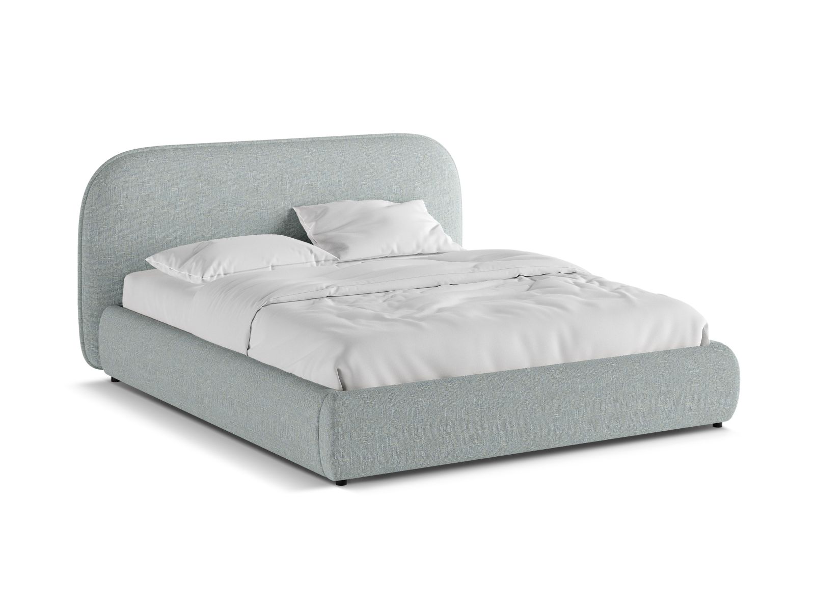 Storage Bed With Headboard, "Murada", 233x226x100