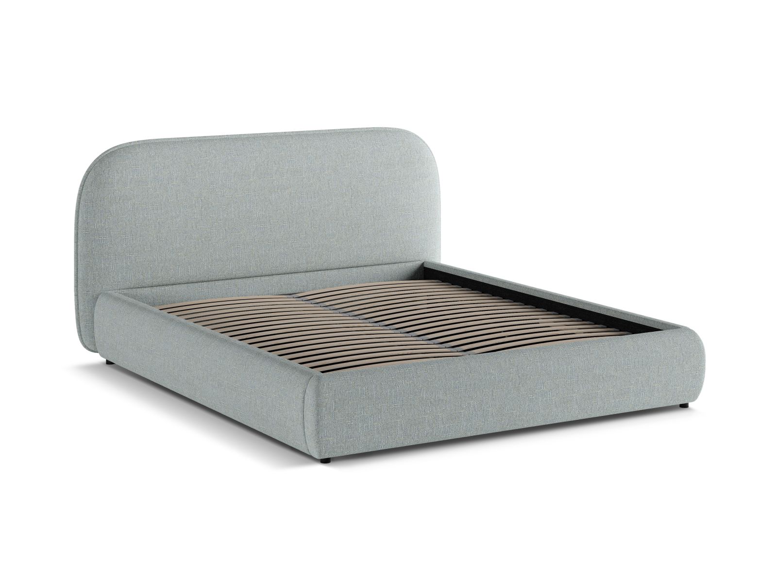Storage Bed With Headboard, "Murada", 233x226x100
