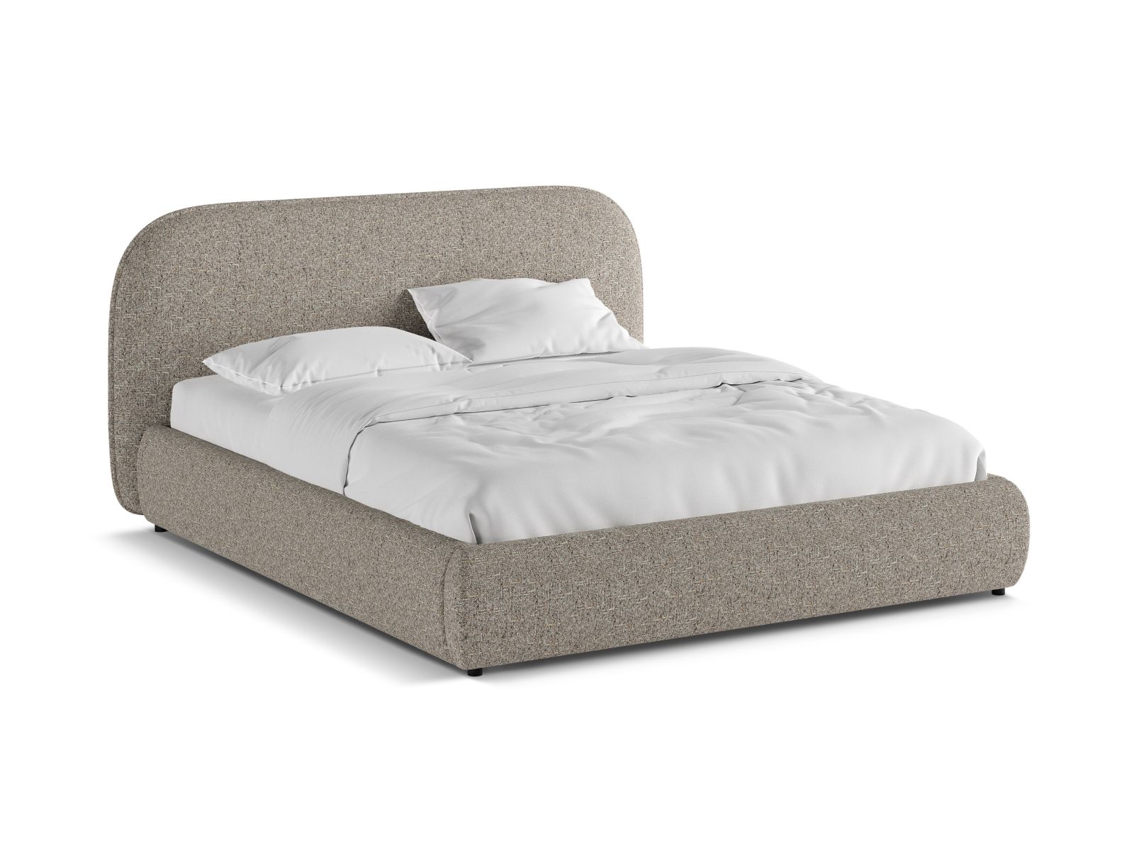 Storage Bed With Headboard, "Murada", 233x226x100