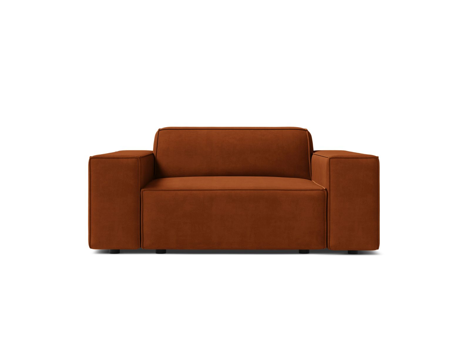 Velvet Armchair, "Jodie", 1 Seat, 124x99x77