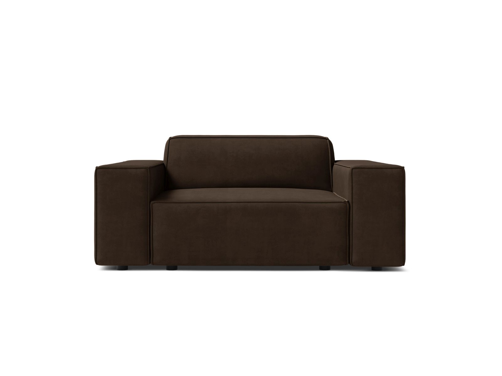 Velvet Armchair, "Jodie", 1 Seat, 124x99x77