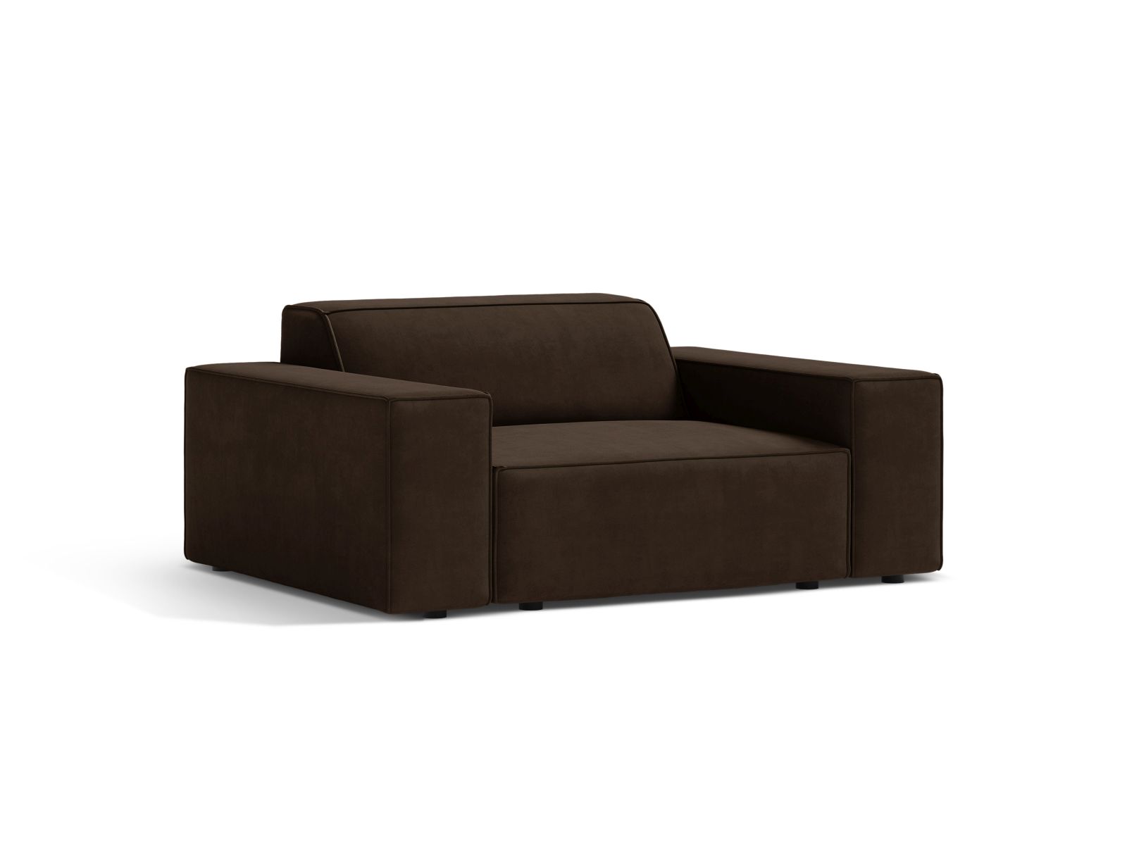 Velvet Armchair, "Jodie", 1 Seat, 124x99x77