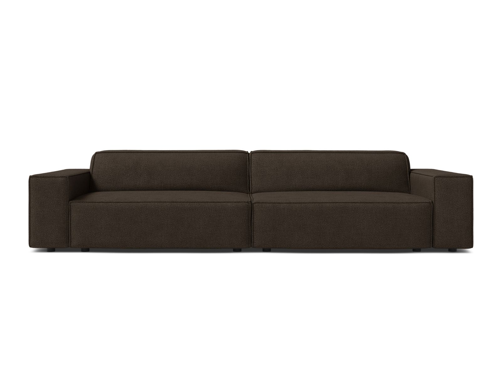 Boucle Modular Sofa, "Jodie", 4 Seats, 244x99x77