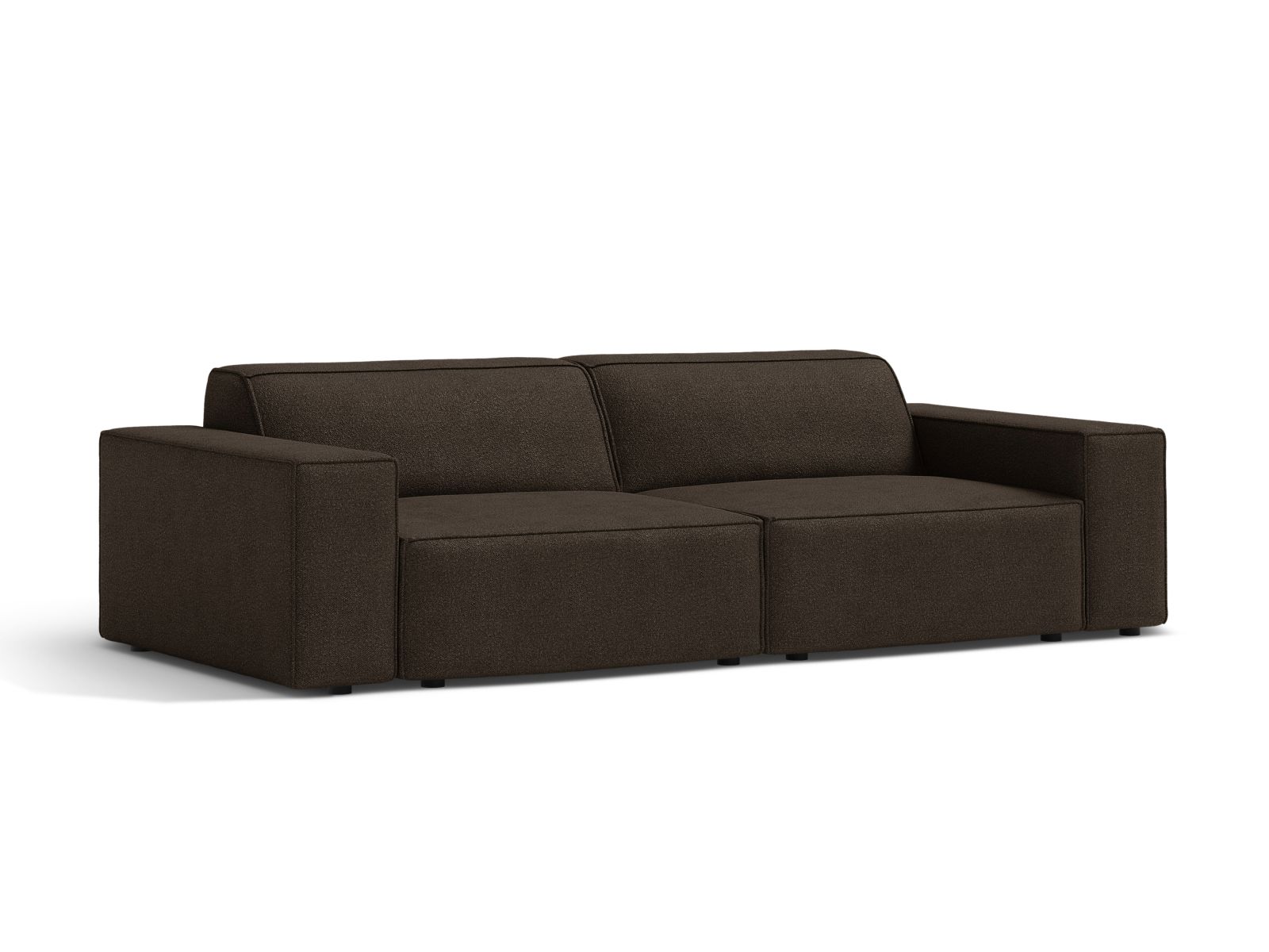 Boucle Modular Sofa, "Jodie", 3 Seats, 204x99x77
