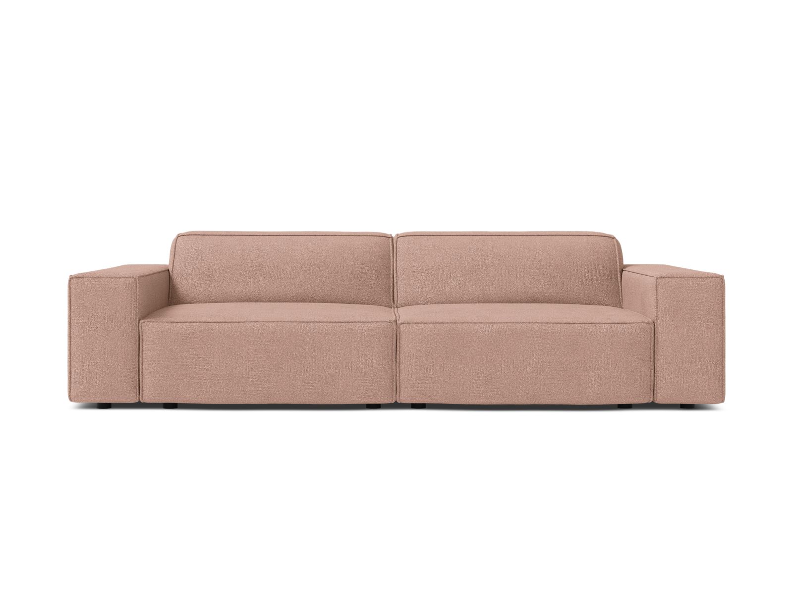Boucle Modular Sofa, "Jodie", 3 Seats, 204x99x77