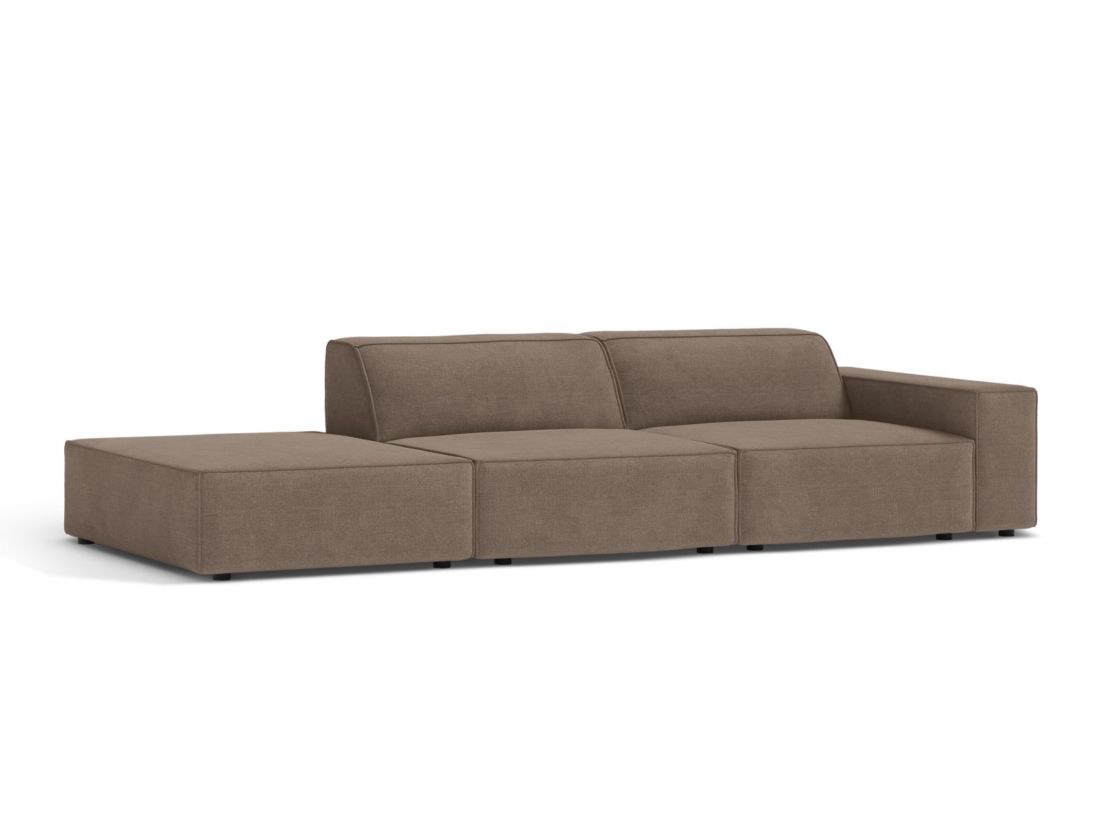 Left Modular Sofa, "Jodie", 3 Seats, 262x99x77