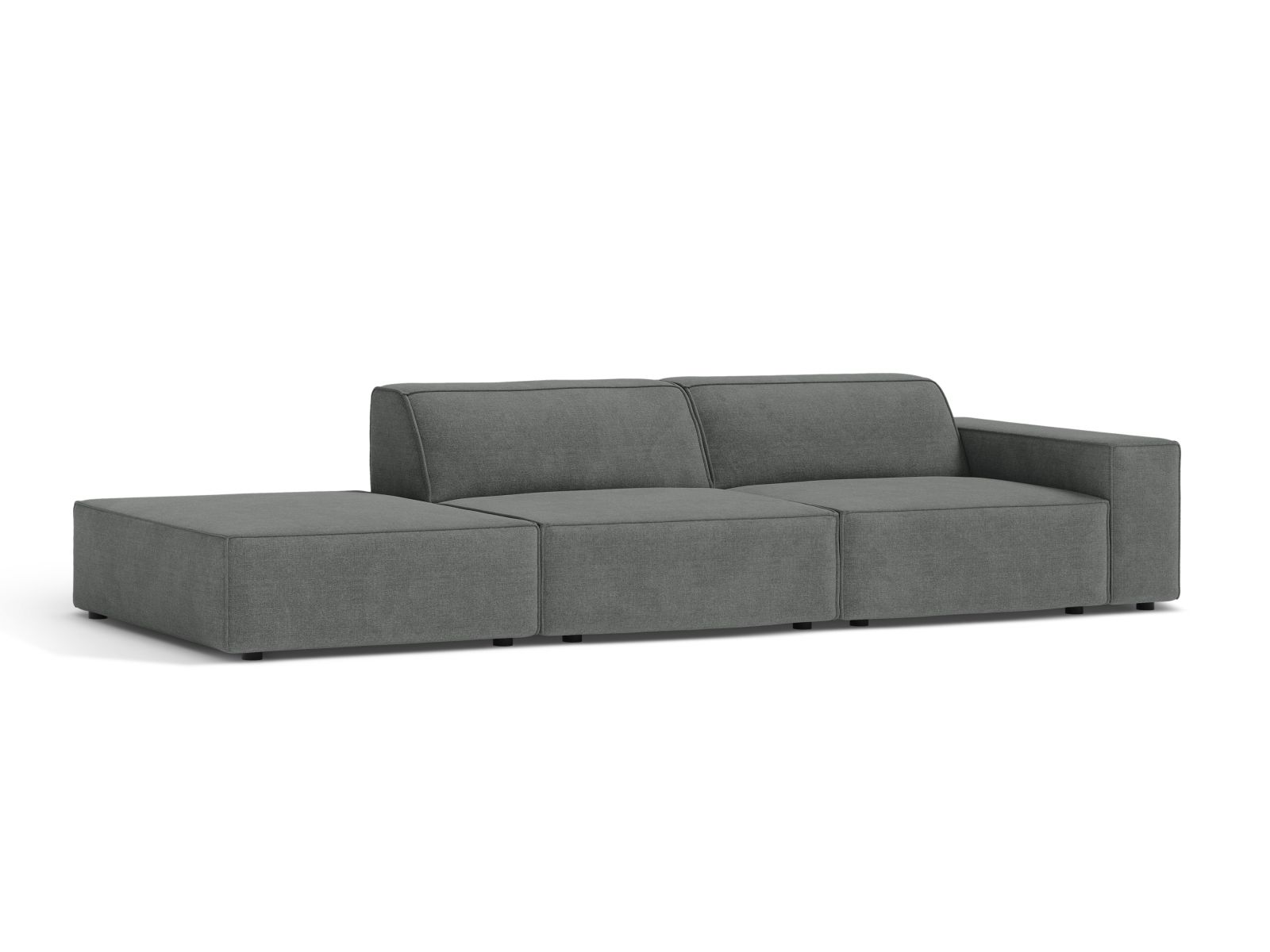 Left Modular Sofa, "Jodie", 3 Seats, 262x99x77
