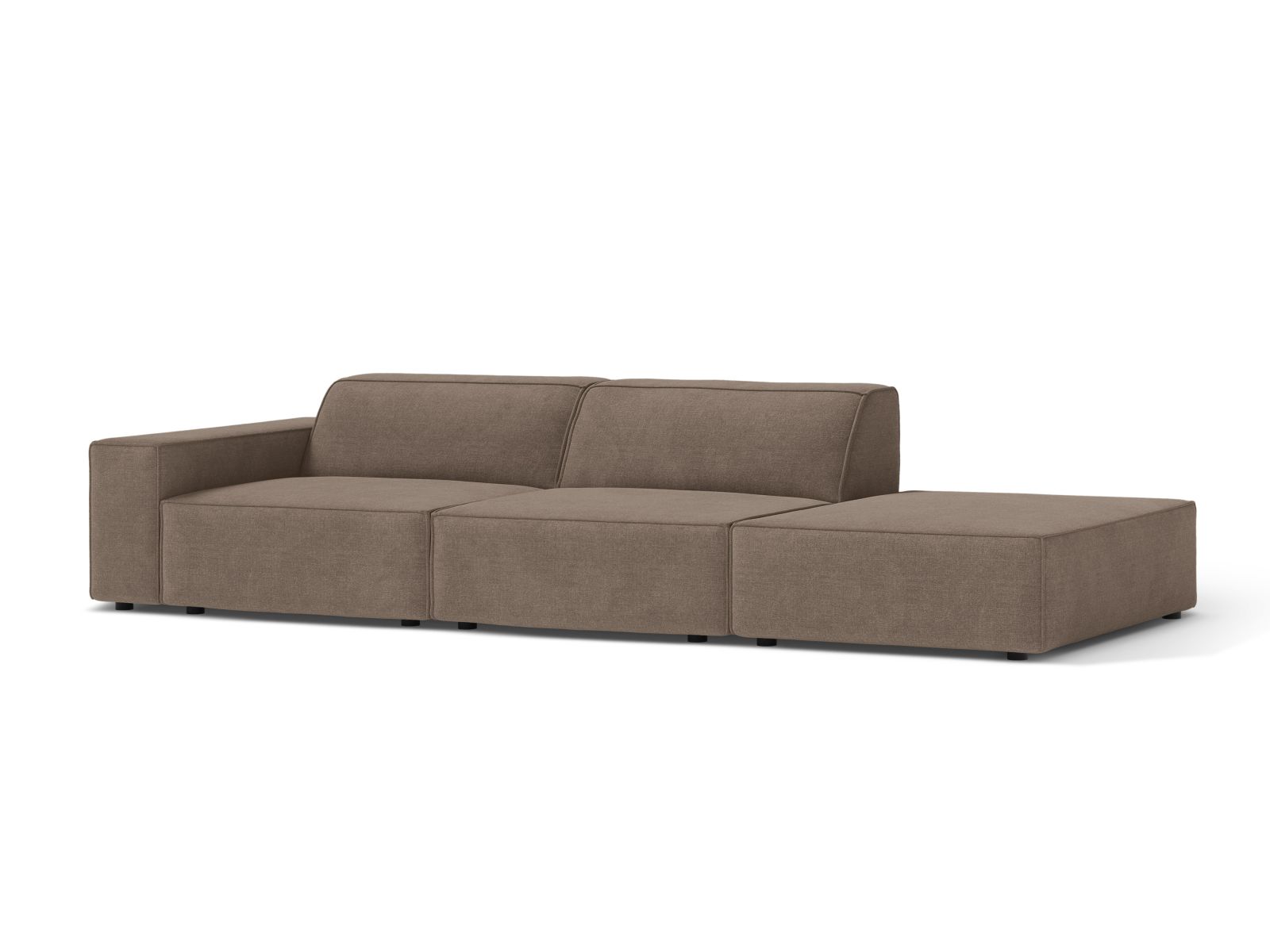 Right Modular Sofa, "Jodie", 3 Seats, 262x99x77