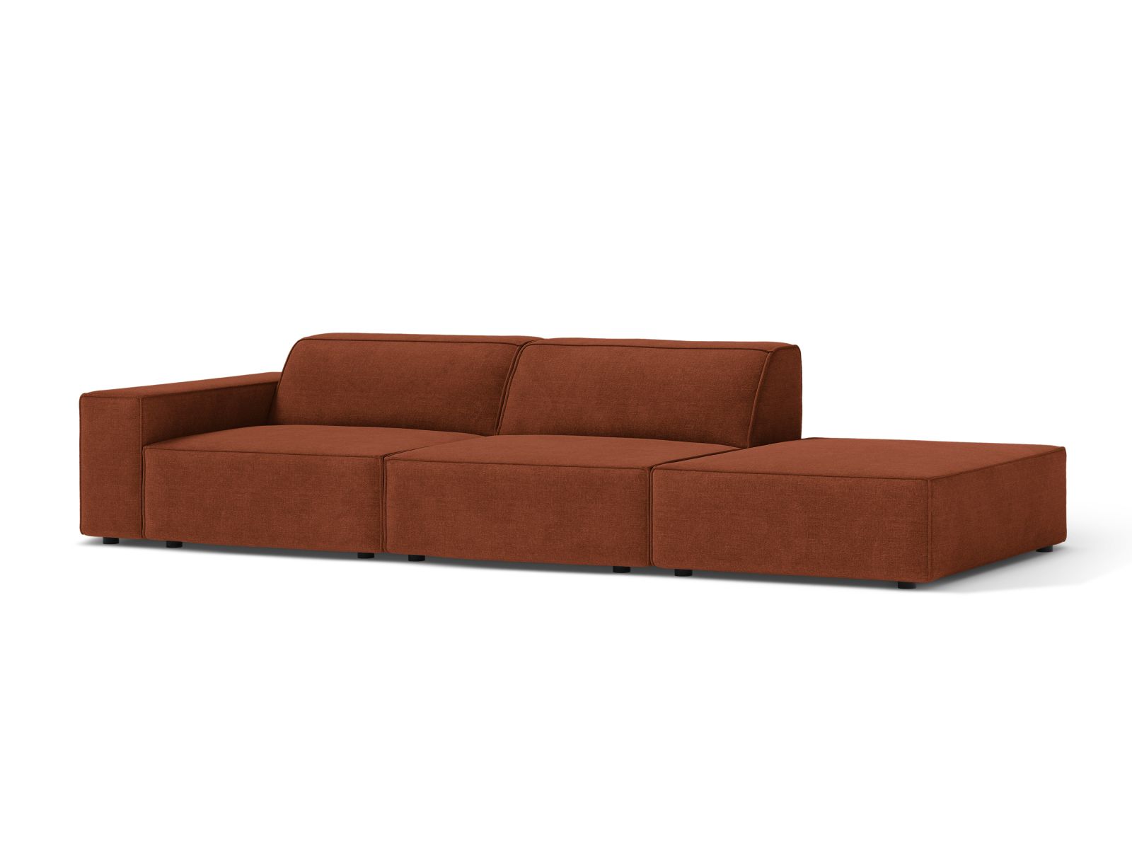 Right Modular Sofa, "Jodie", 3 Seats, 262x99x77
