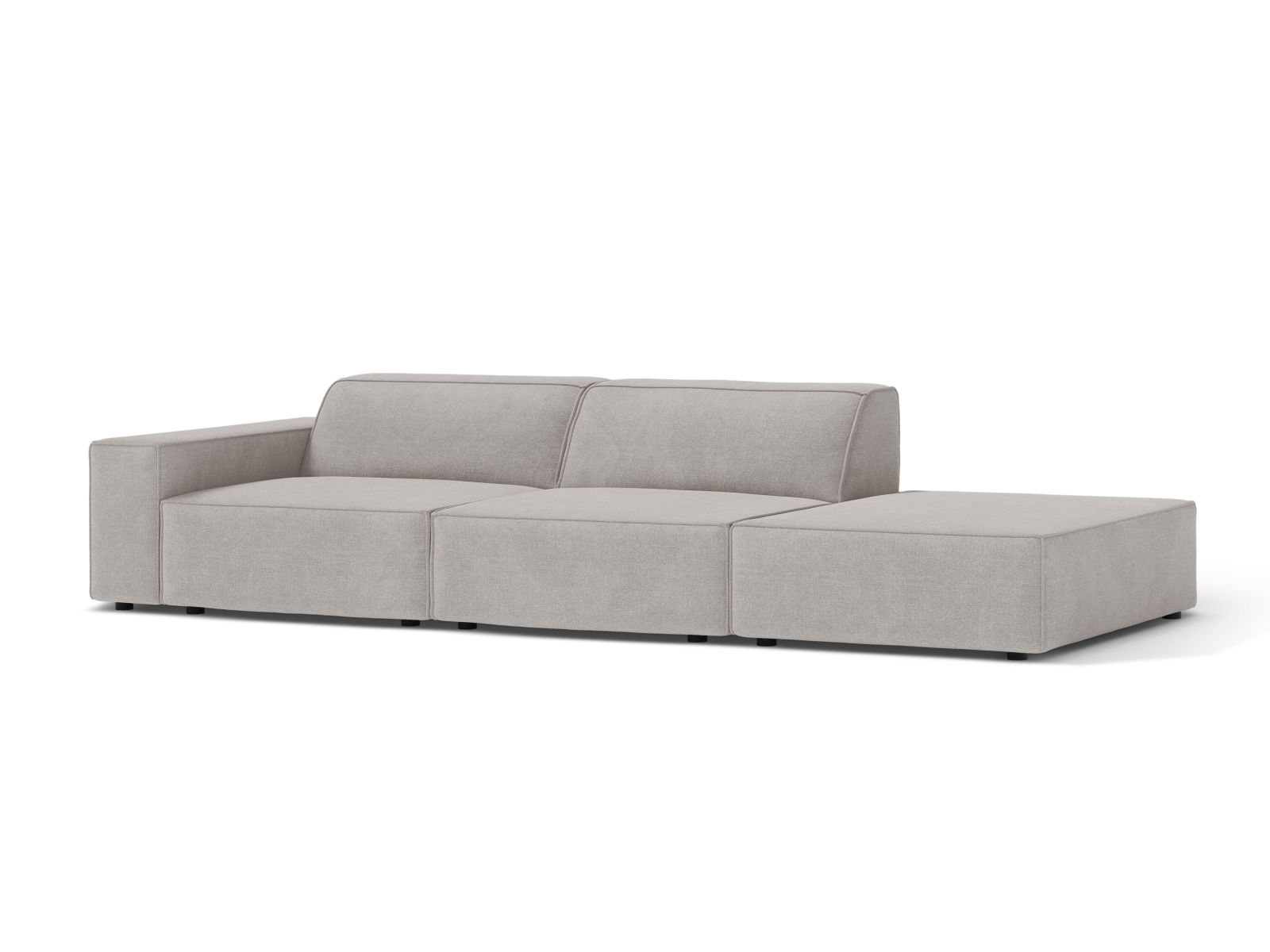 Right Modular Sofa, "Jodie", 3 Seats, 262x99x77