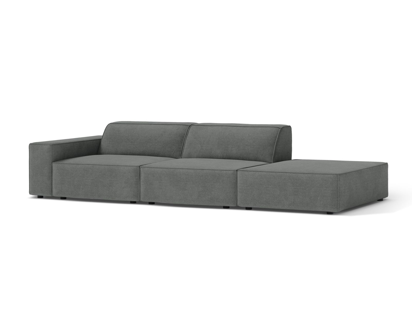 Right Modular Sofa, "Jodie", 3 Seats, 262x99x77