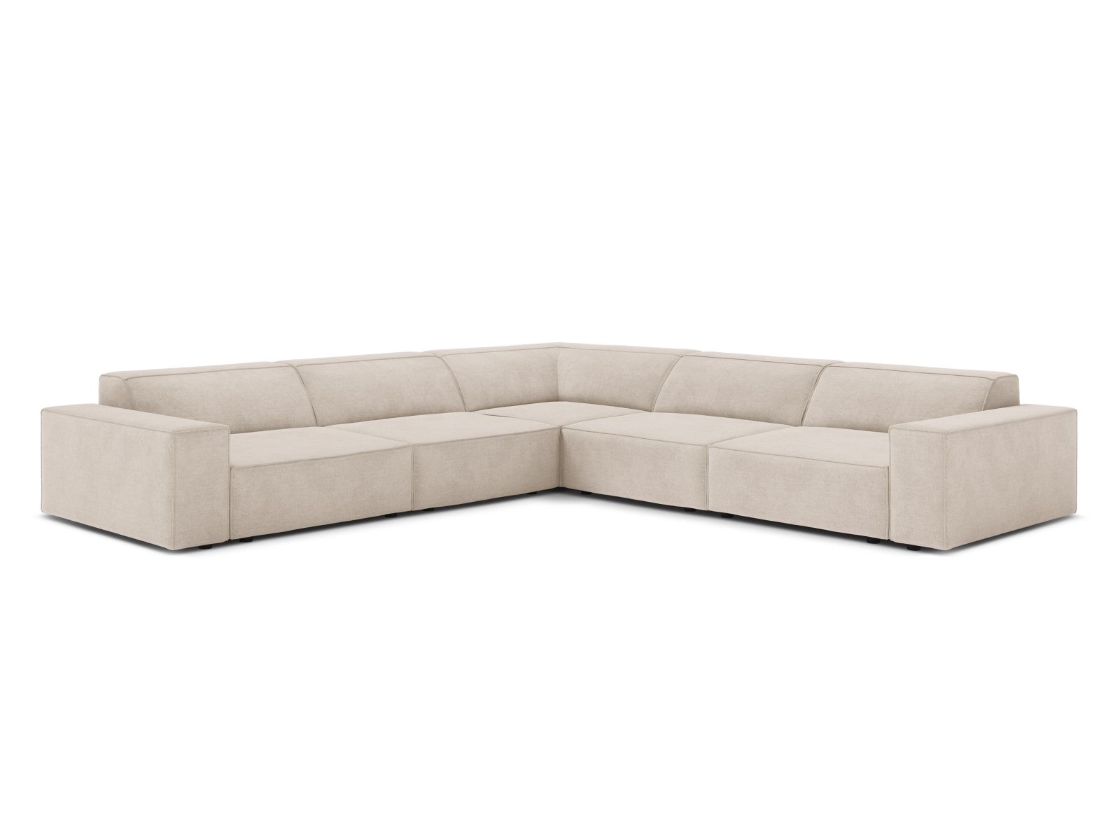 Symmetrical Modular Corner Sofa, "Jodie", 6 Seats, 283x283x77