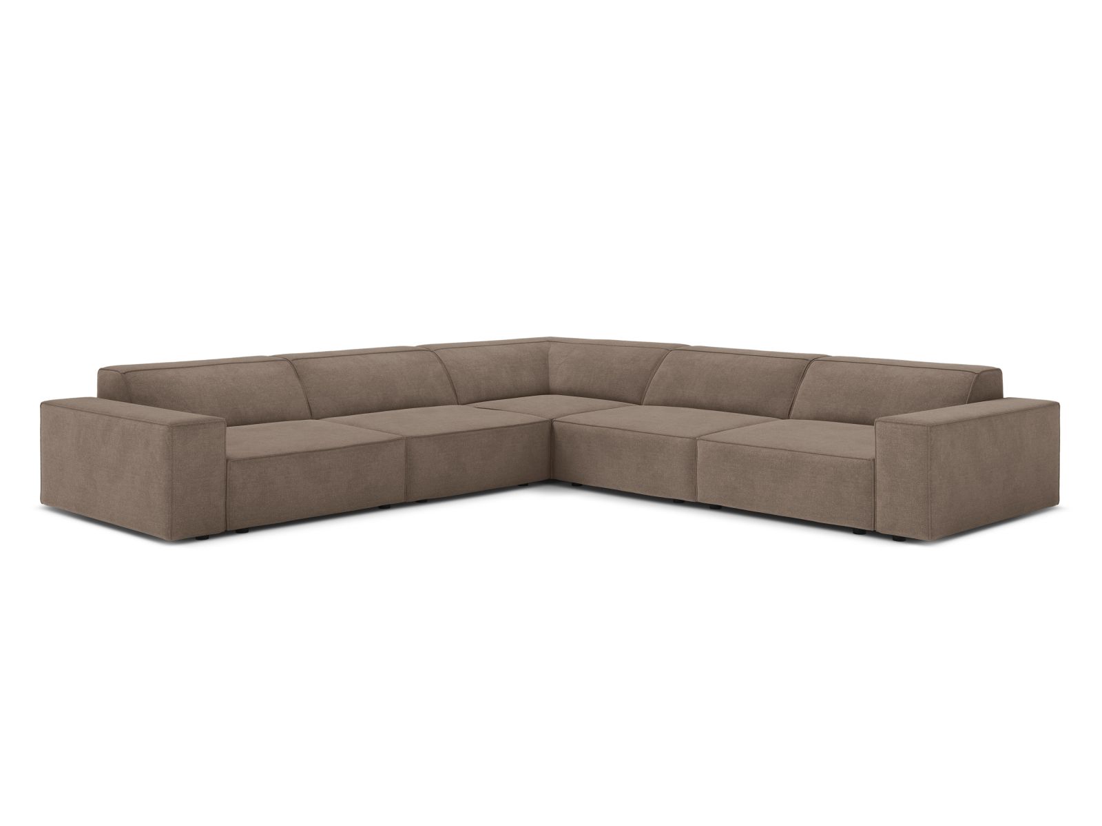 Symmetrical Modular Corner Sofa, "Jodie", 6 Seats, 283x283x77