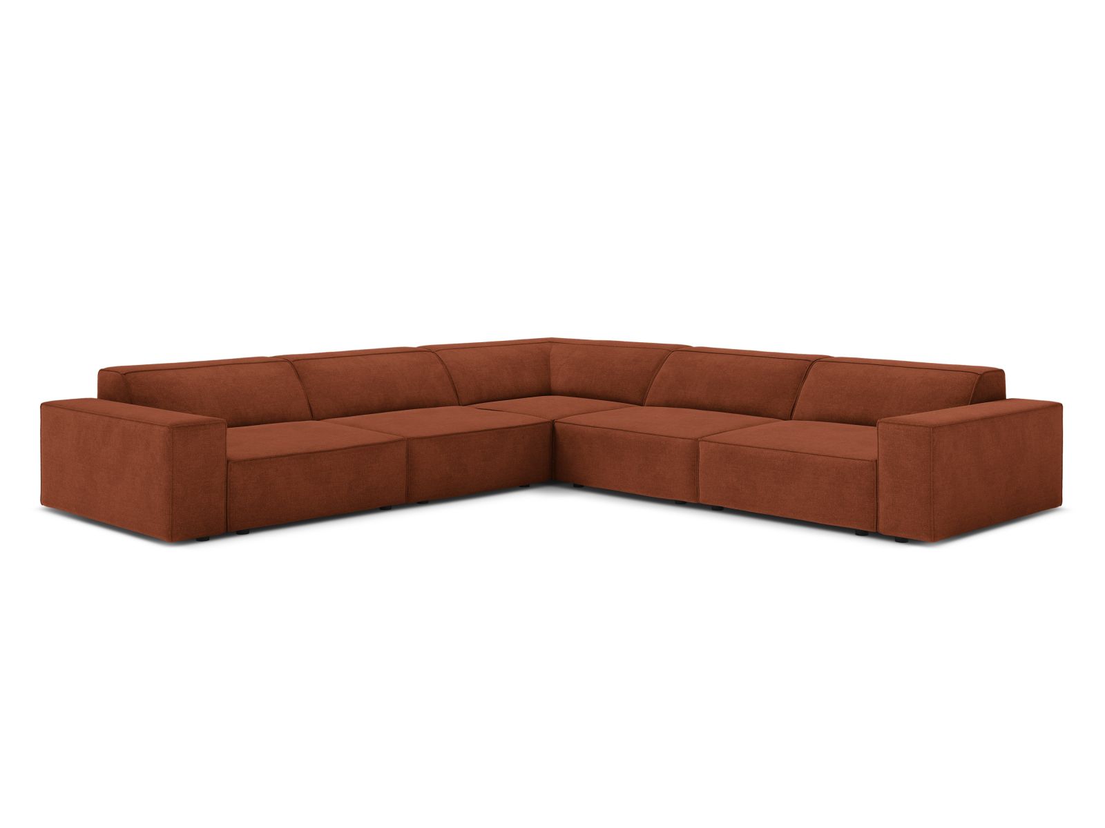 Symmetrical Modular Corner Sofa, "Jodie", 6 Seats, 283x283x77