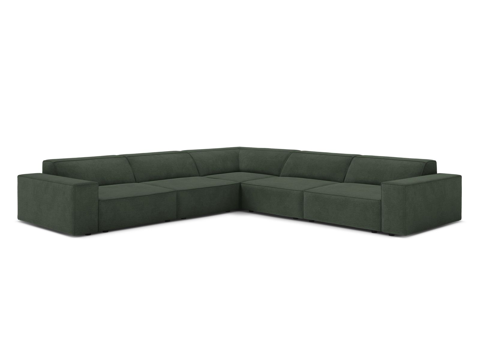 Symmetrical Modular Corner Sofa, "Jodie", 6 Seats, 283x283x77