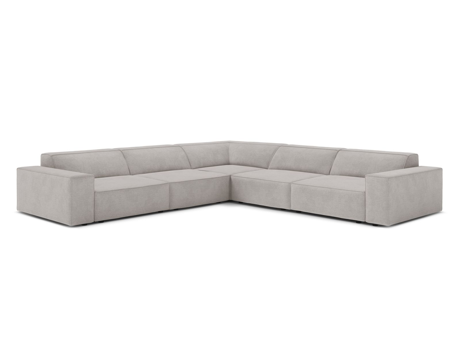 Symmetrical Modular Corner Sofa, "Jodie", 6 Seats, 283x283x77