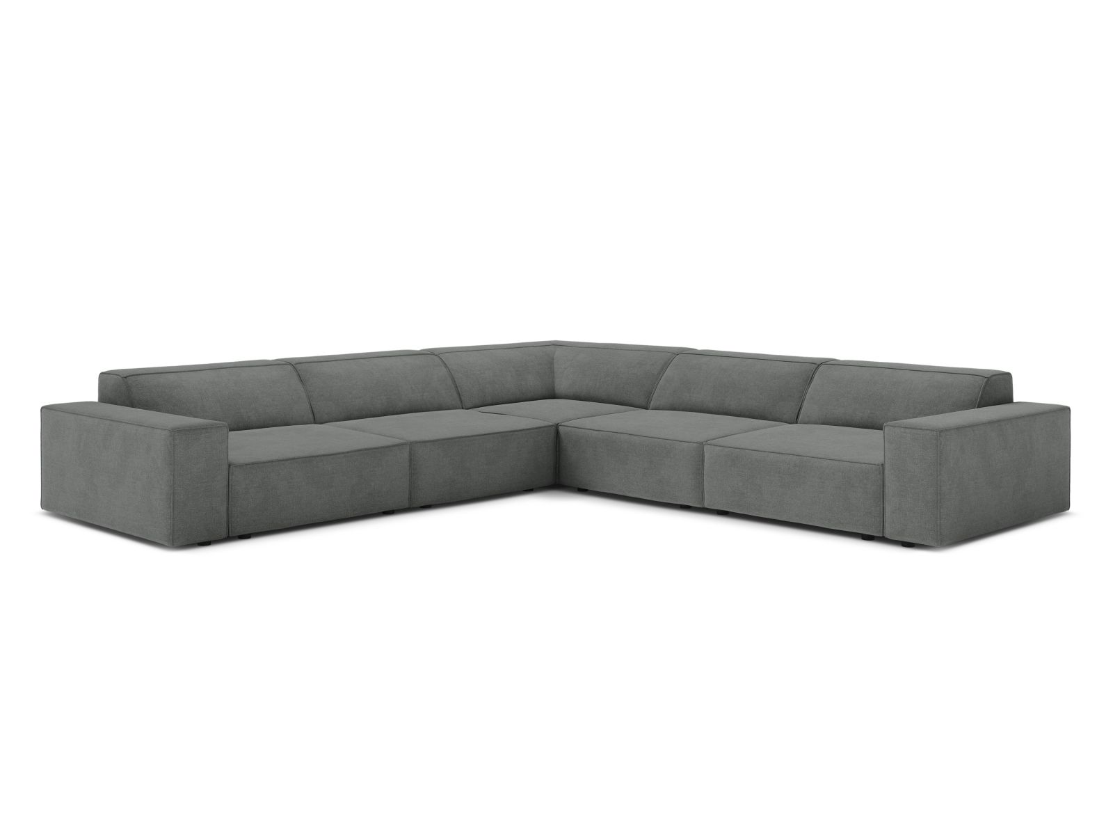 Symmetrical Modular Corner Sofa, "Jodie", 6 Seats, 283x283x77
