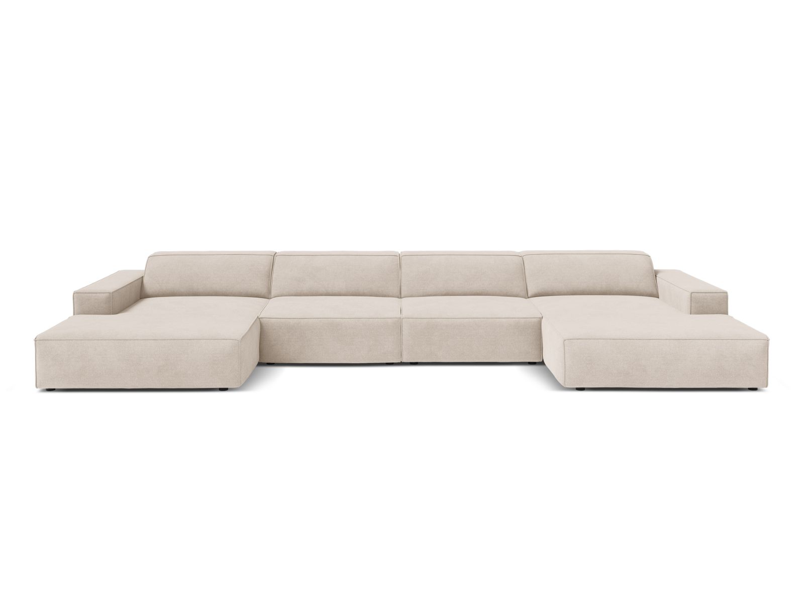 Modular Panoramic Sofa, "Jodie", 6 Seats, 364x162x77