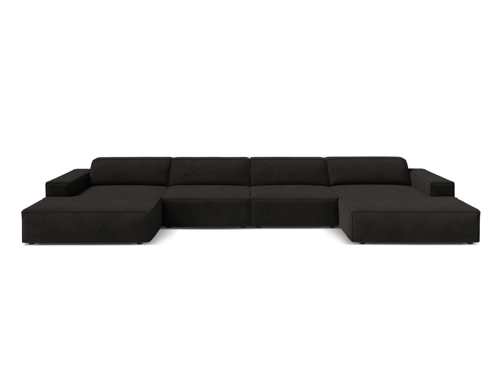 Modular Panoramic Sofa, "Jodie", 6 Seats, 364x162x77
