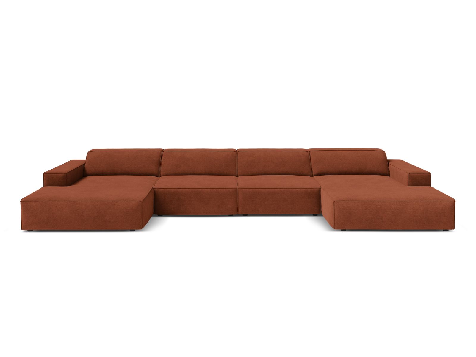 Modular Panoramic Sofa, "Jodie", 6 Seats, 364x162x77