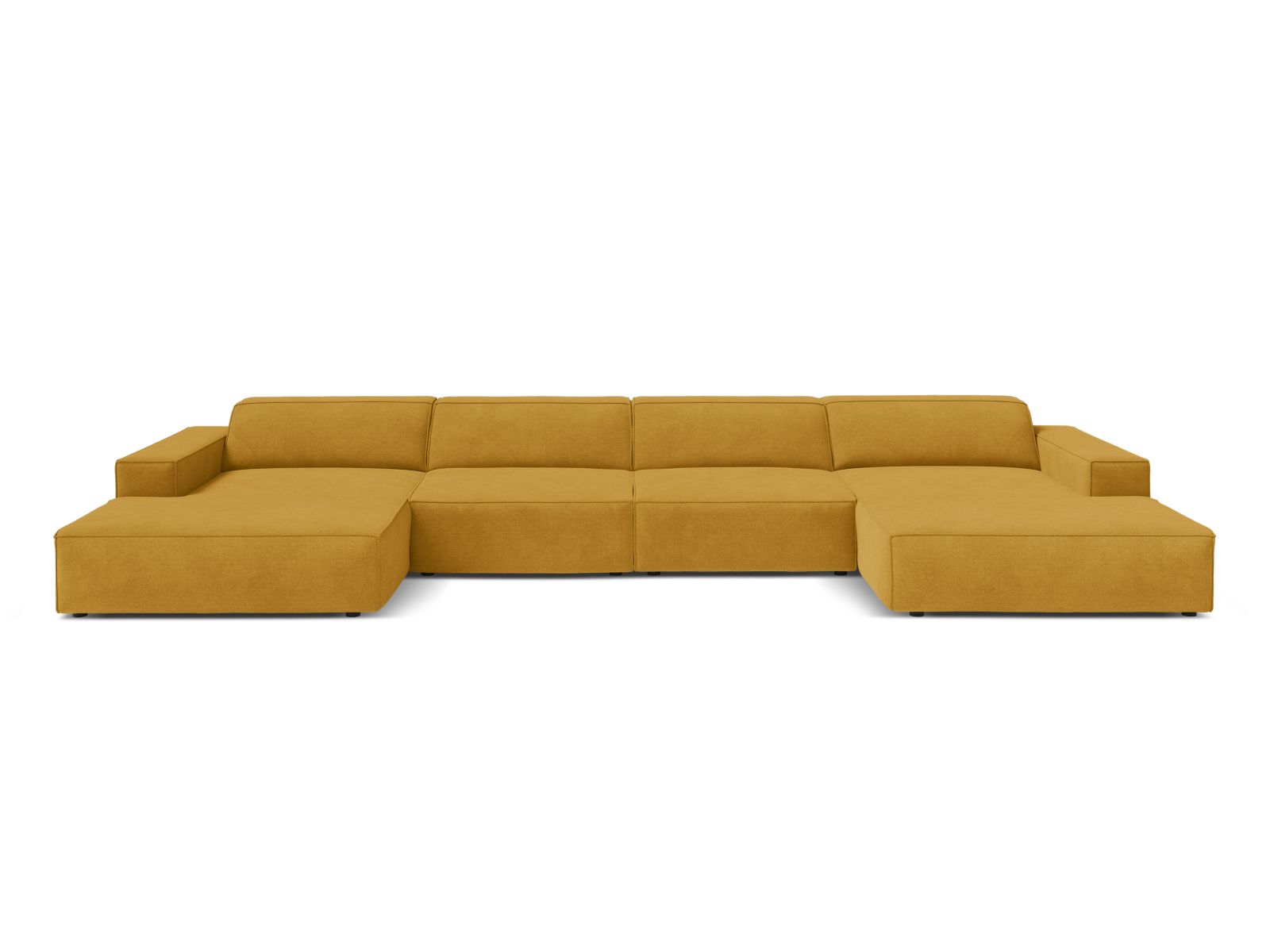 Modular Panoramic Sofa, "Jodie", 6 Seats, 364x162x77