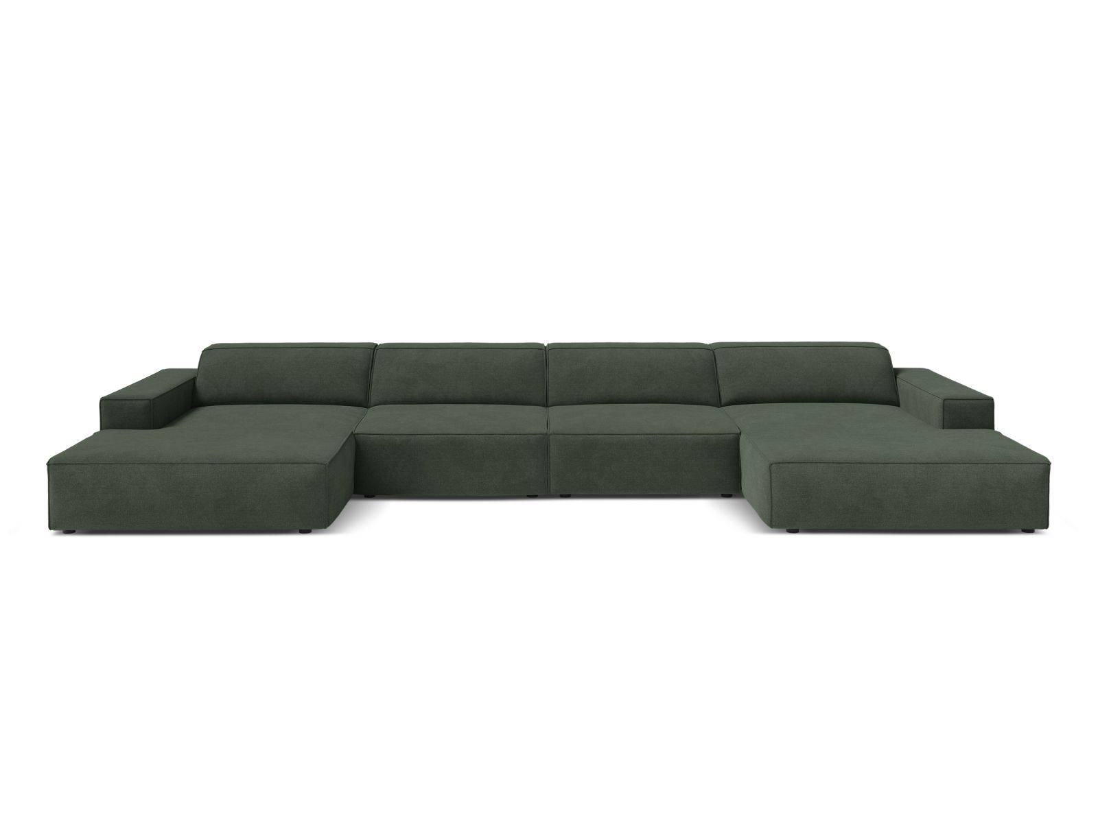 Modular Panoramic Sofa, "Jodie", 6 Seats, 364x162x77