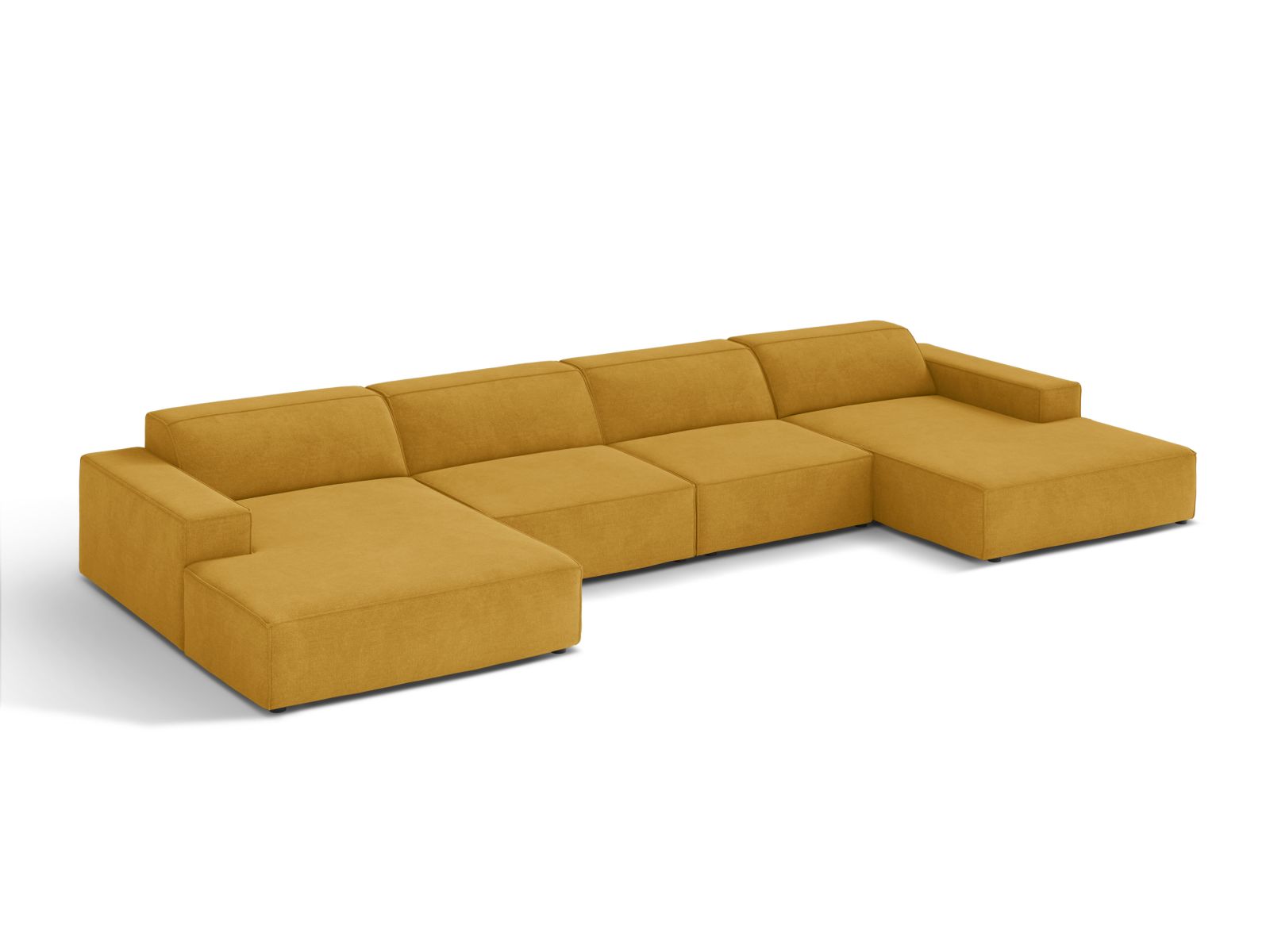 Modular Panoramic Sofa, "Jodie", 6 Seats, 364x162x77