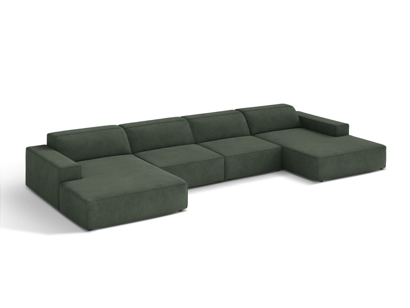 Modular Panoramic Sofa, "Jodie", 6 Seats, 364x162x77