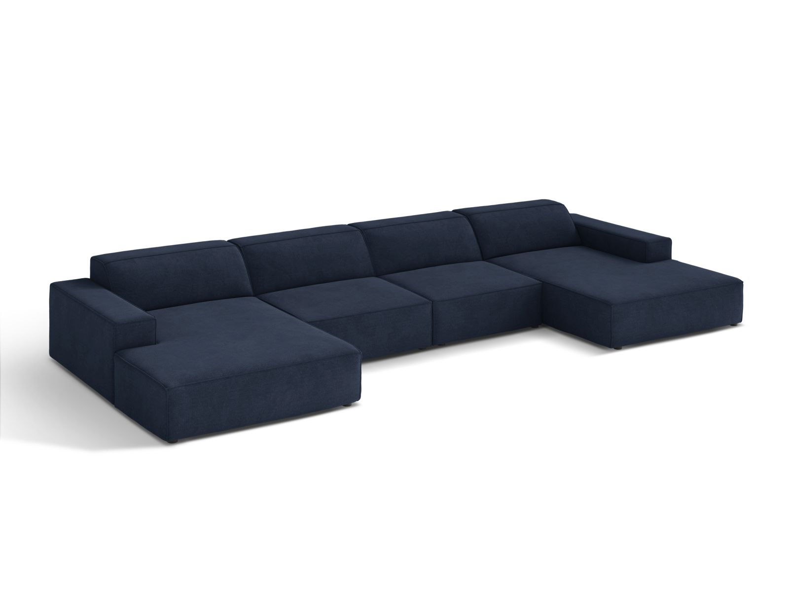 Modular Panoramic Sofa, "Jodie", 6 Seats, 364x162x77