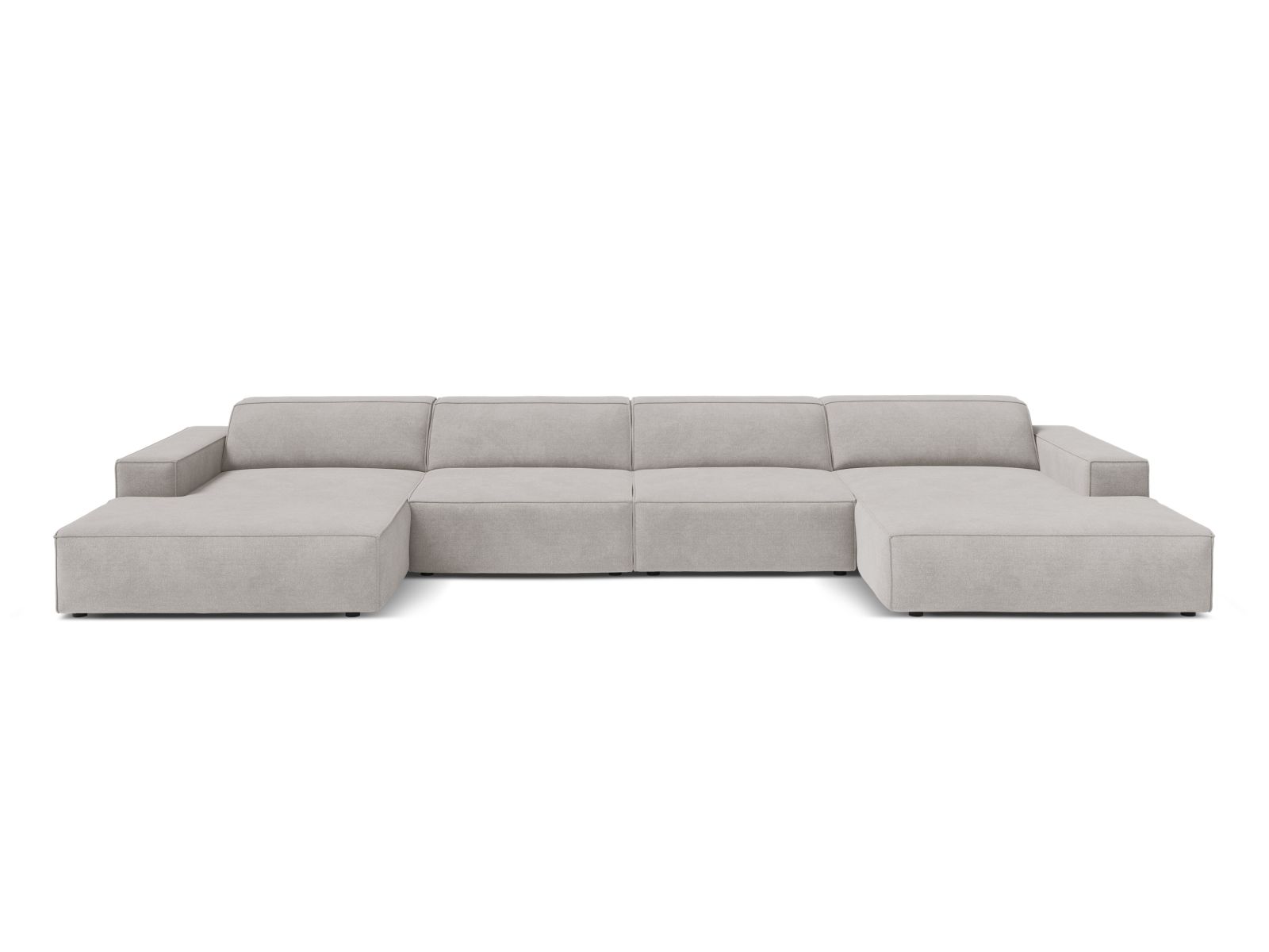 Modular Panoramic Sofa, "Jodie", 6 Seats, 364x162x77