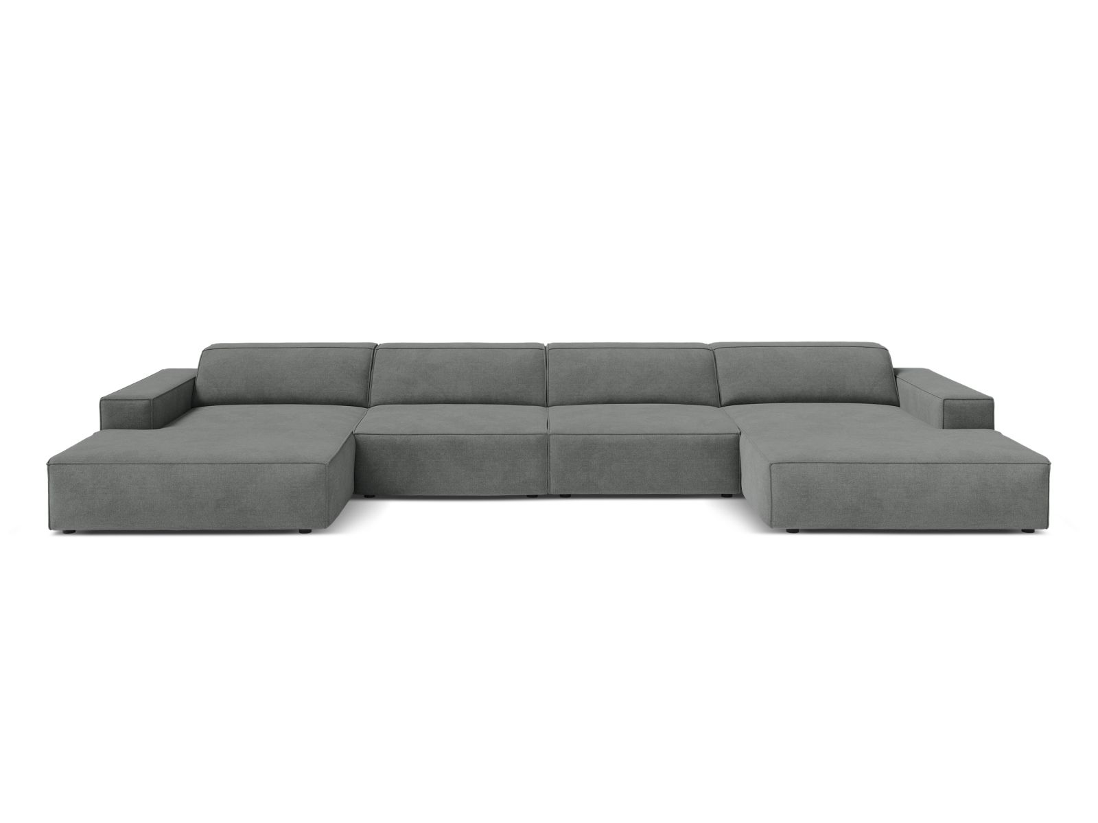 Modular Panoramic Sofa, "Jodie", 6 Seats, 364x162x77