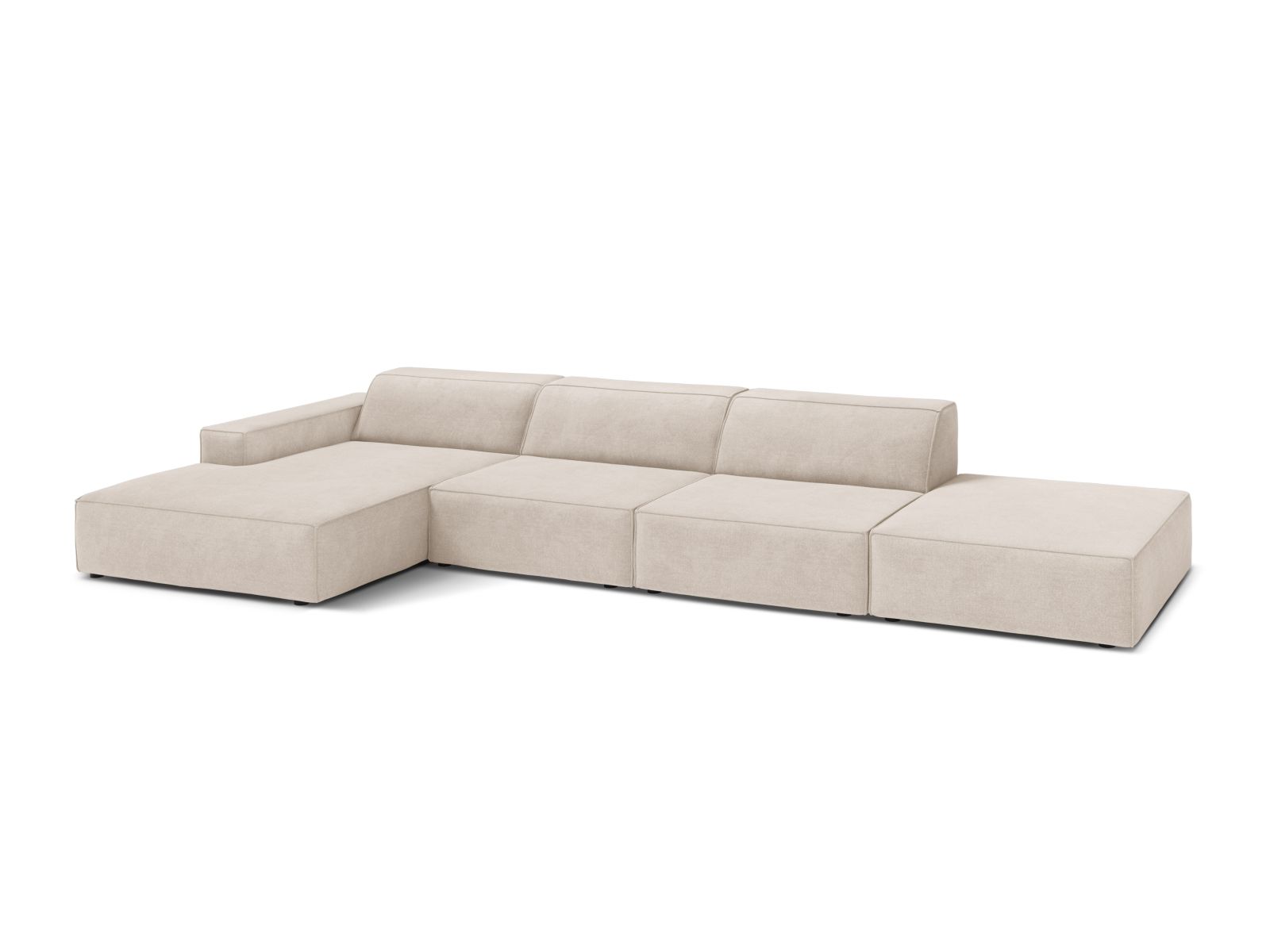 Modular Left Corner Sofa, "Jodie", 5 Seats, 341x162x77