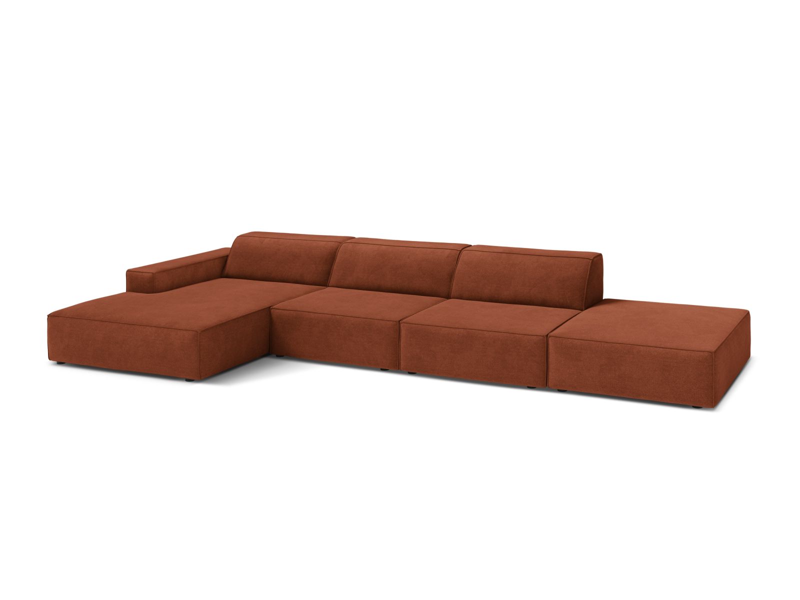 Modular Left Corner Sofa, "Jodie", 5 Seats, 341x162x77